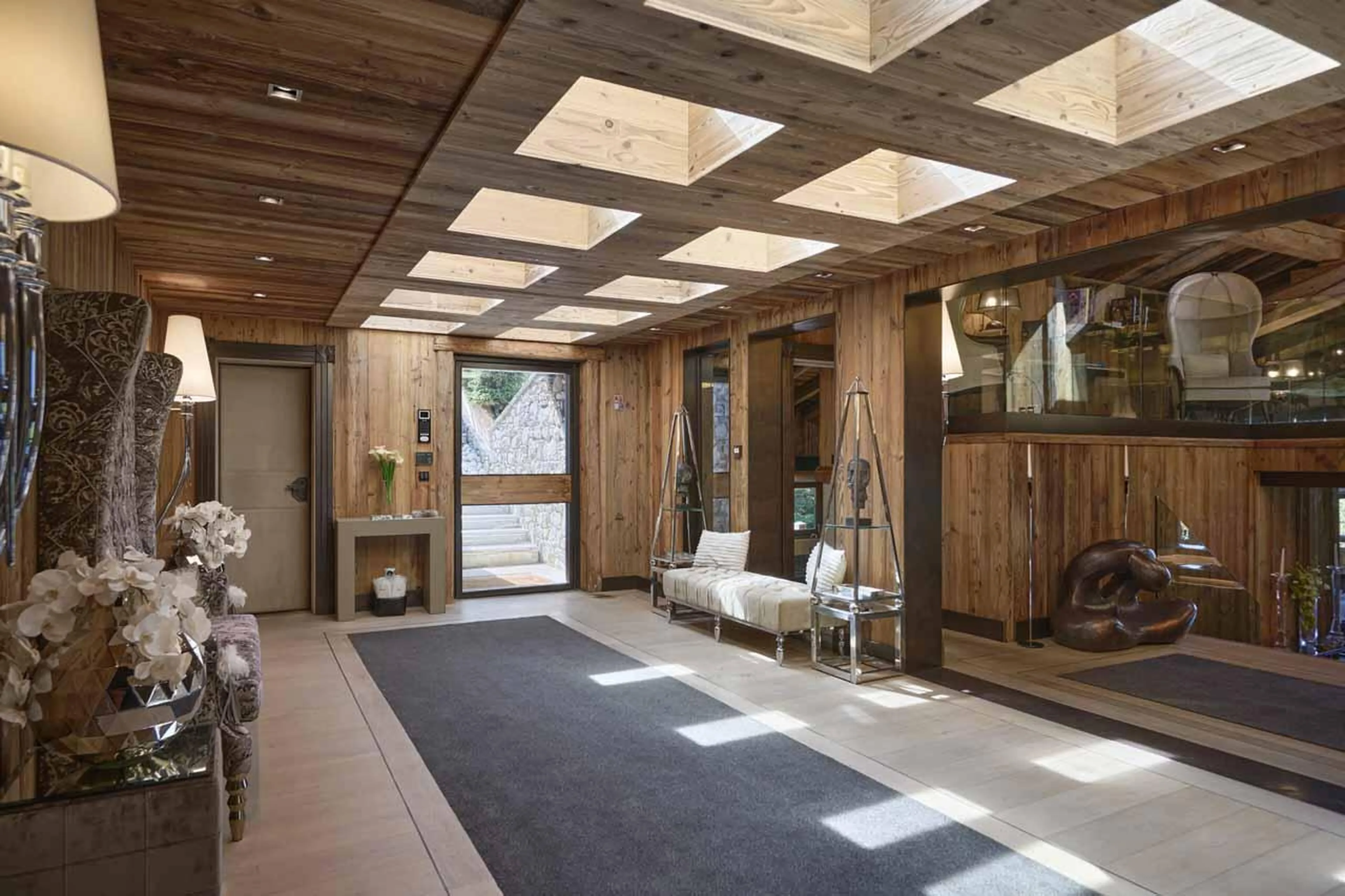 Entrance hall in Chalet Sun in Megeve