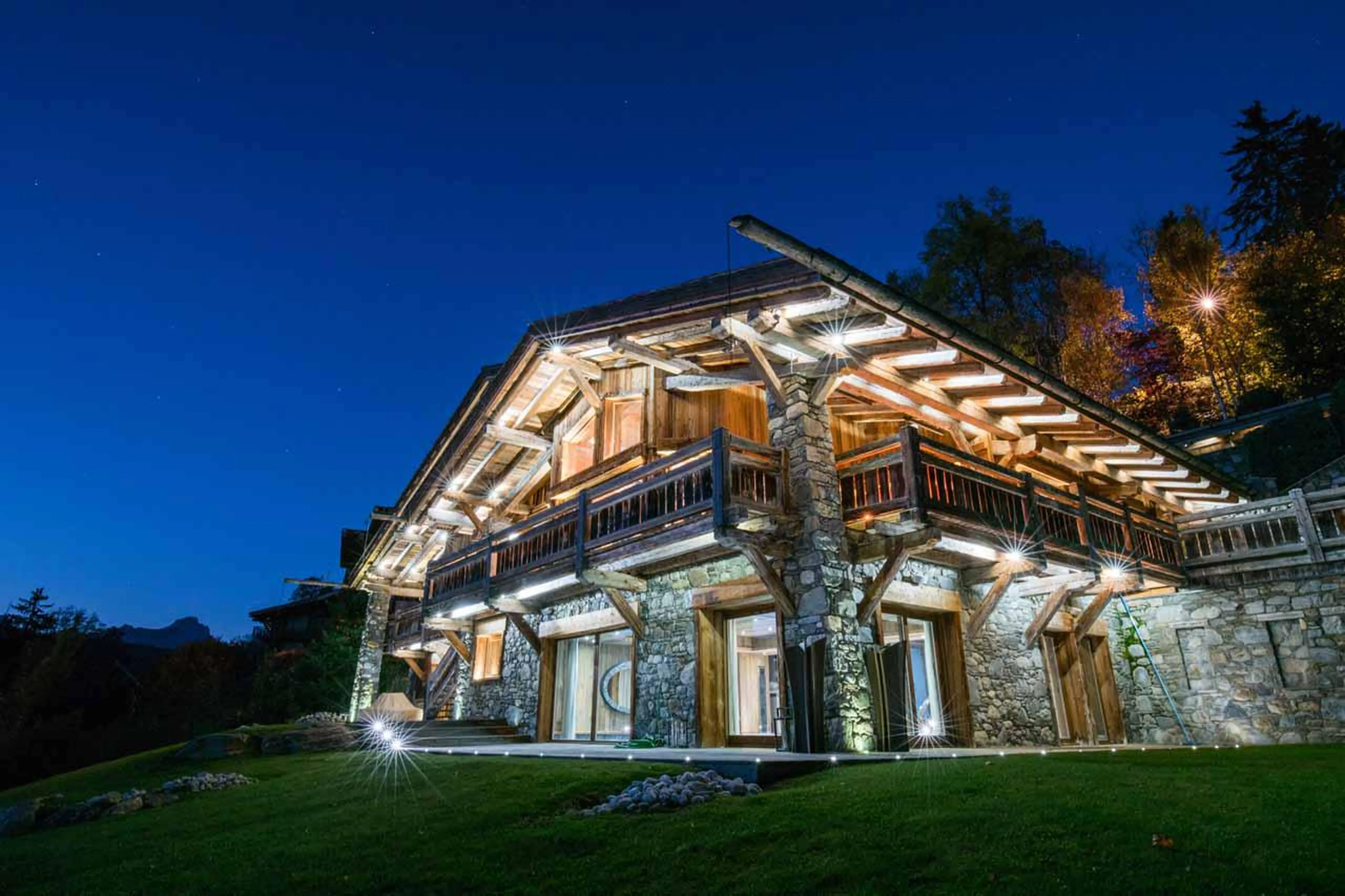 Exterior of Chalet Sun in Megeve
