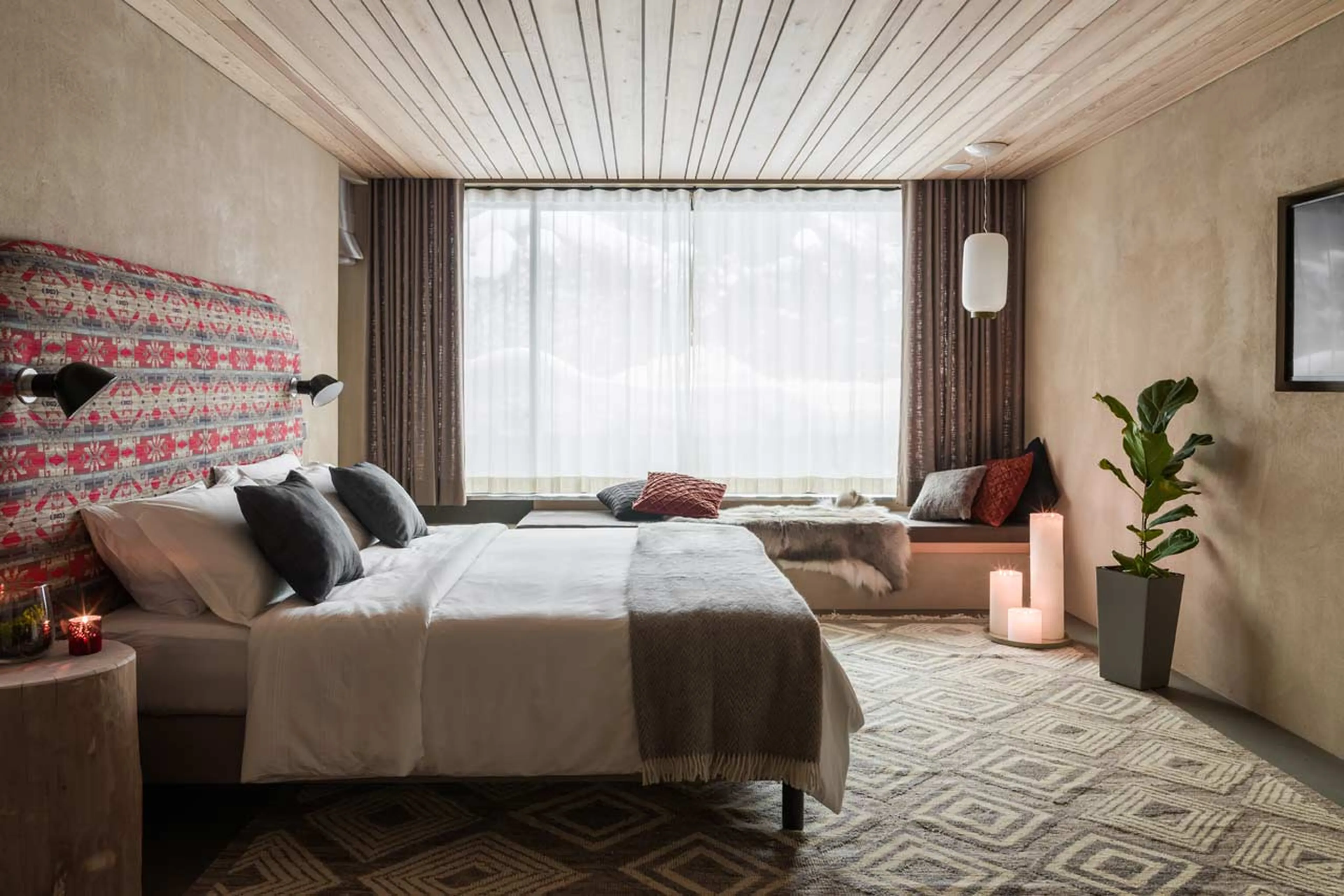 Master suite at Chalet Sundara in Chamonix