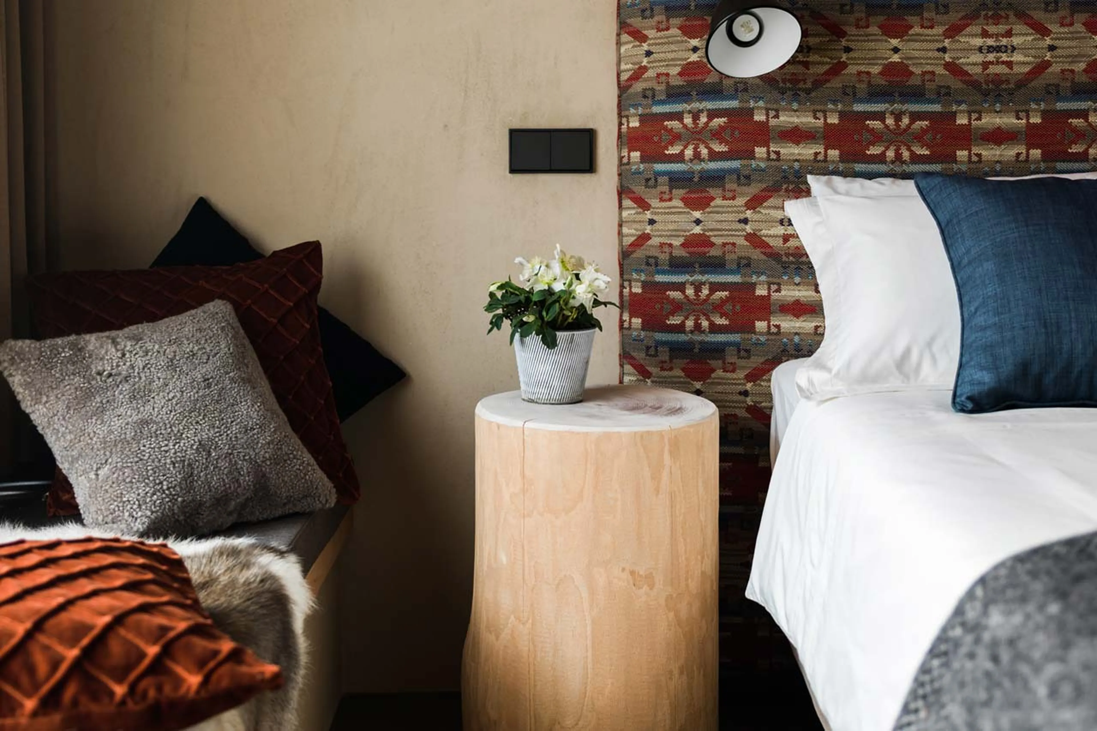 Detail in bedroom two