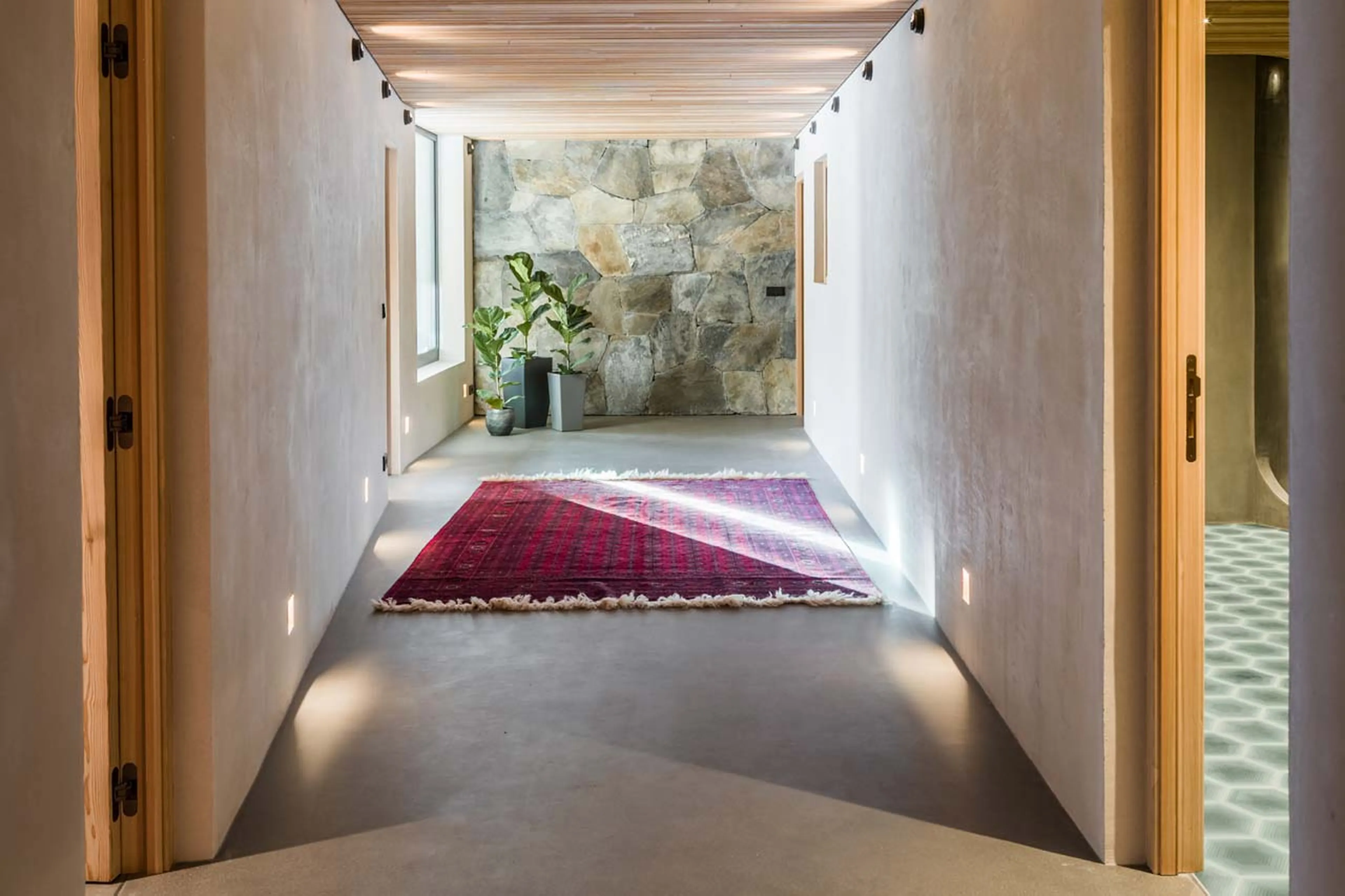 Hallway at Chalet Sundara in Chamonix