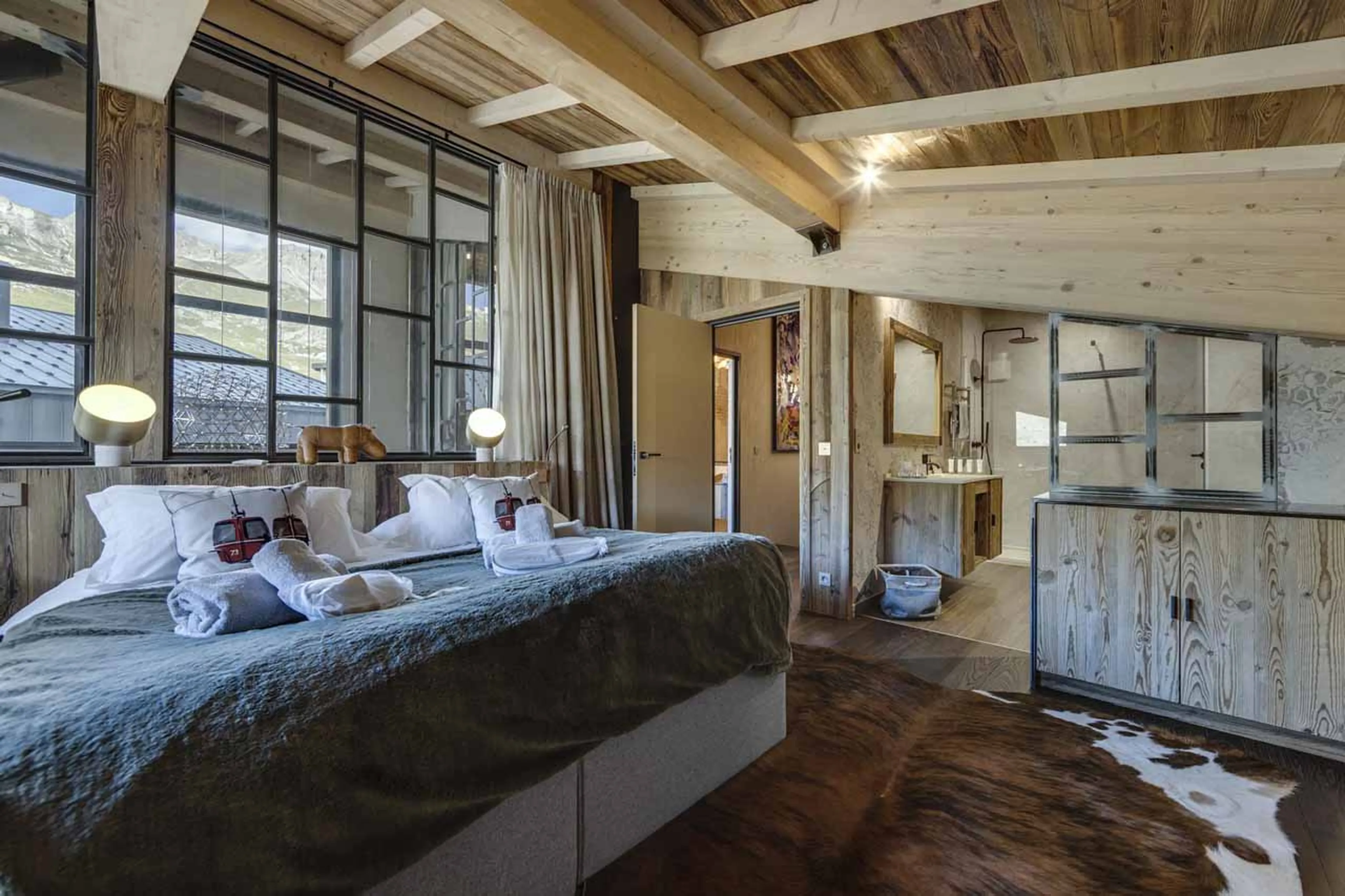 Views from bedroom four at Apartment Tajj in Tignes