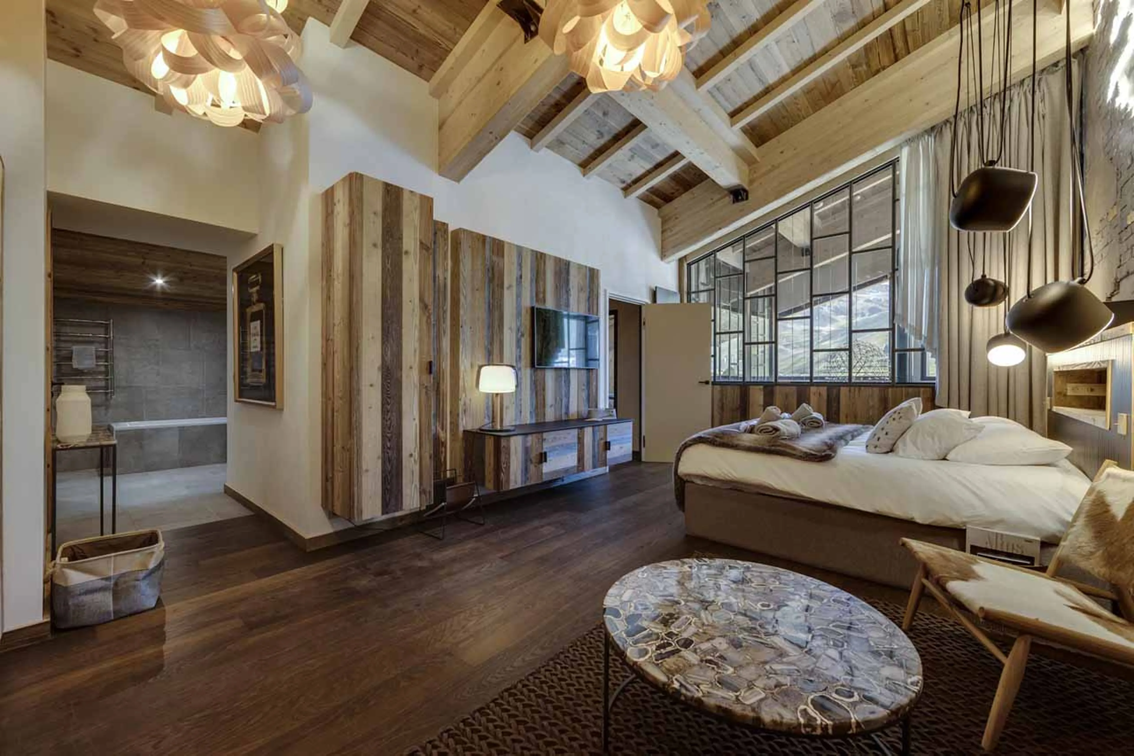 Bedroom five at Apartment Tajj in Tignes