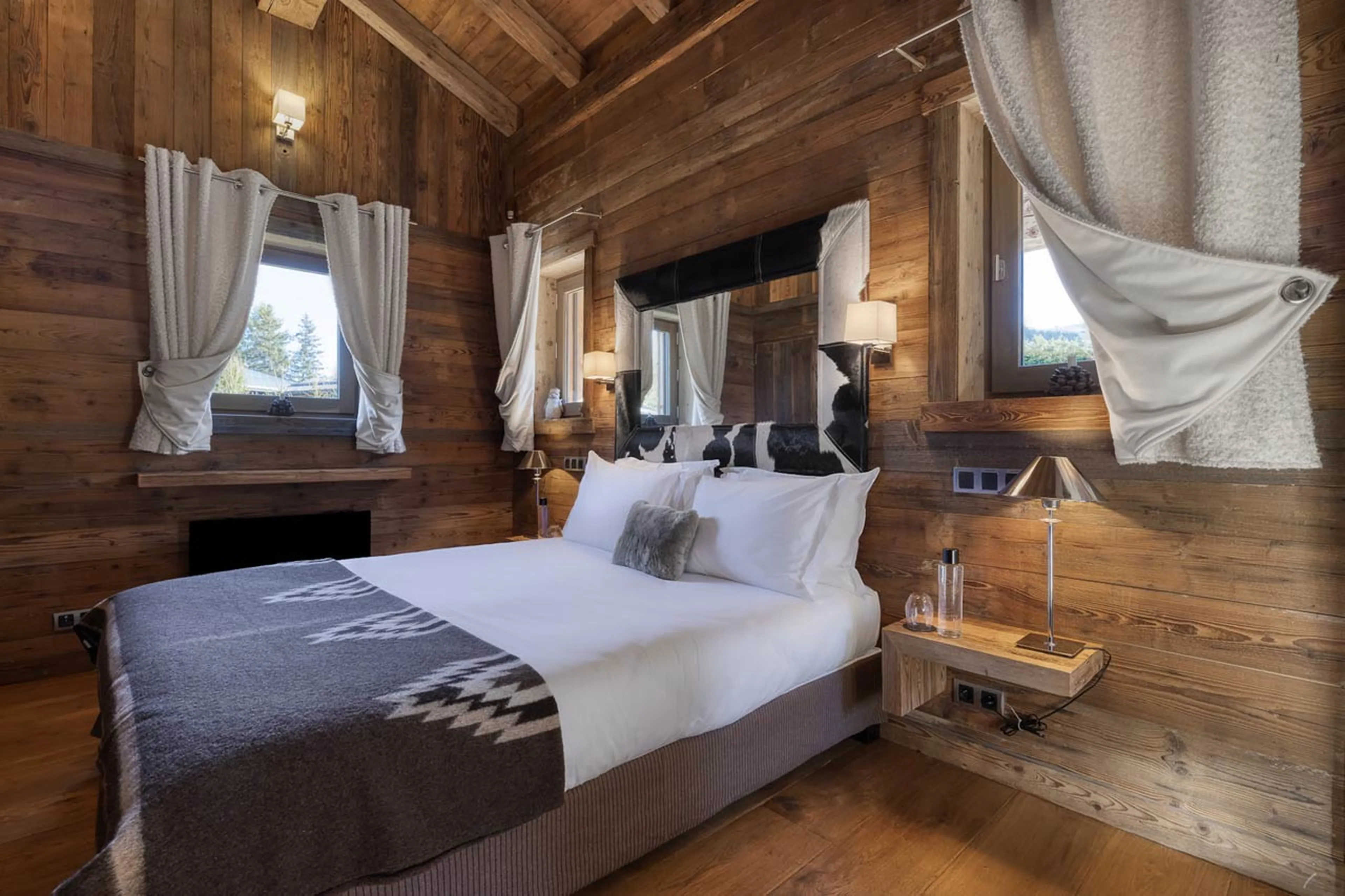 Bedroom three at Chalet Talland in Megeve