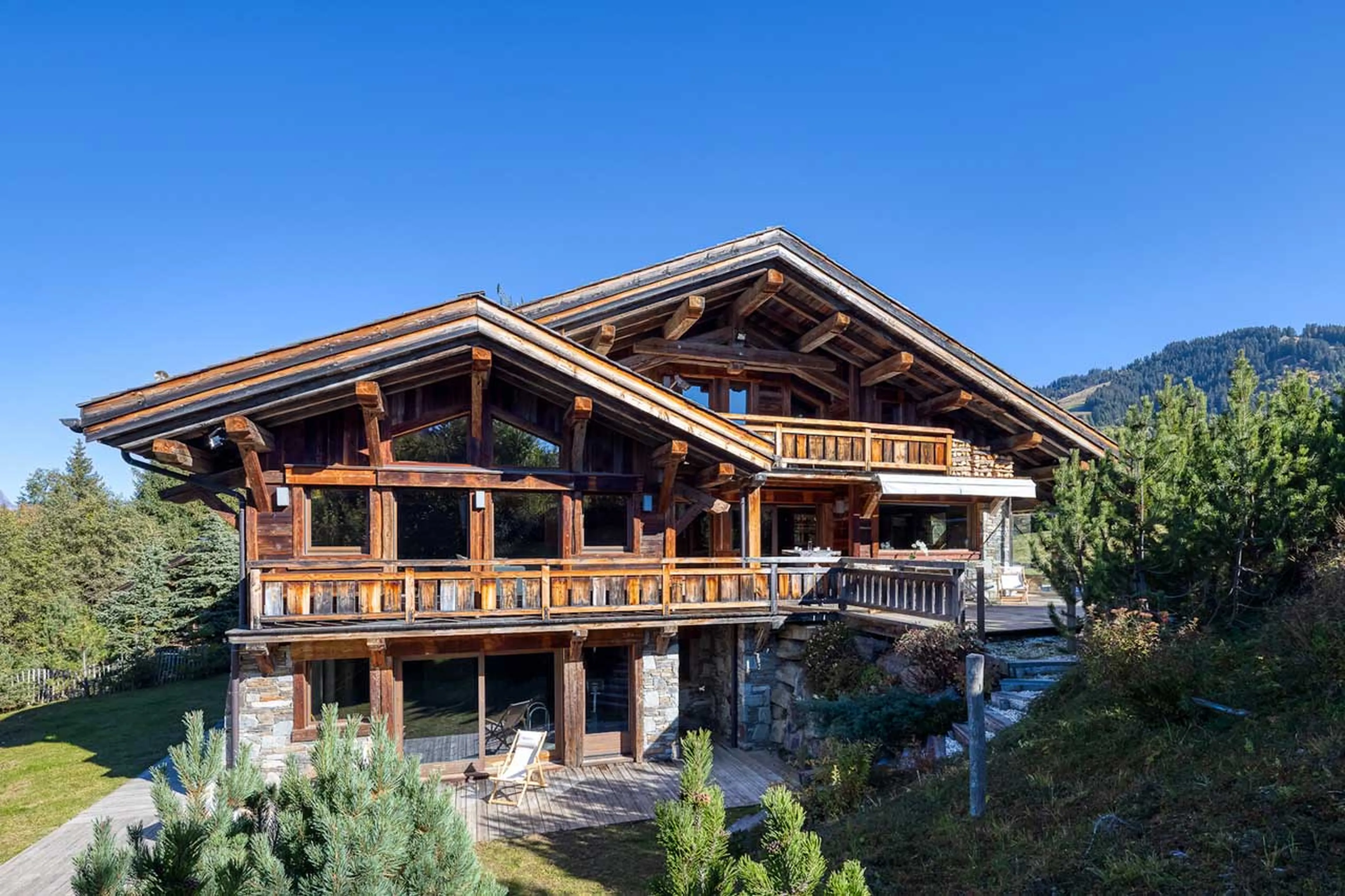 Exterior of Chalet Talland in Megeve