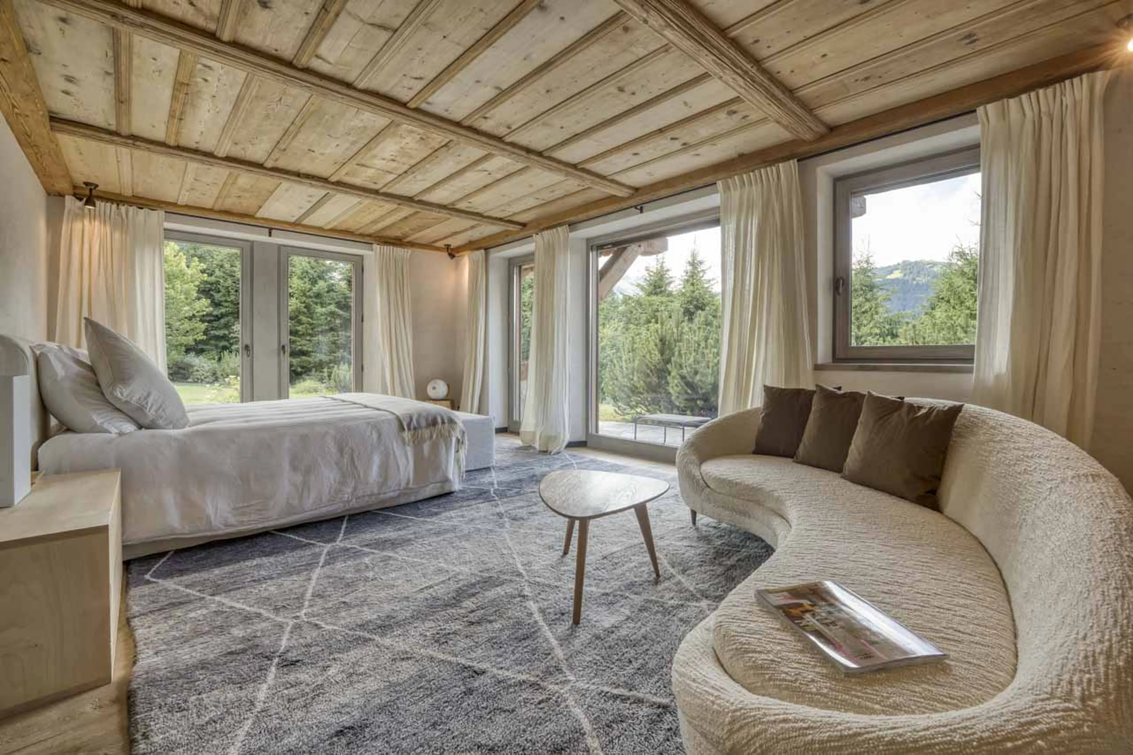 Bedroom 4 at Chalet Tao in Megeve