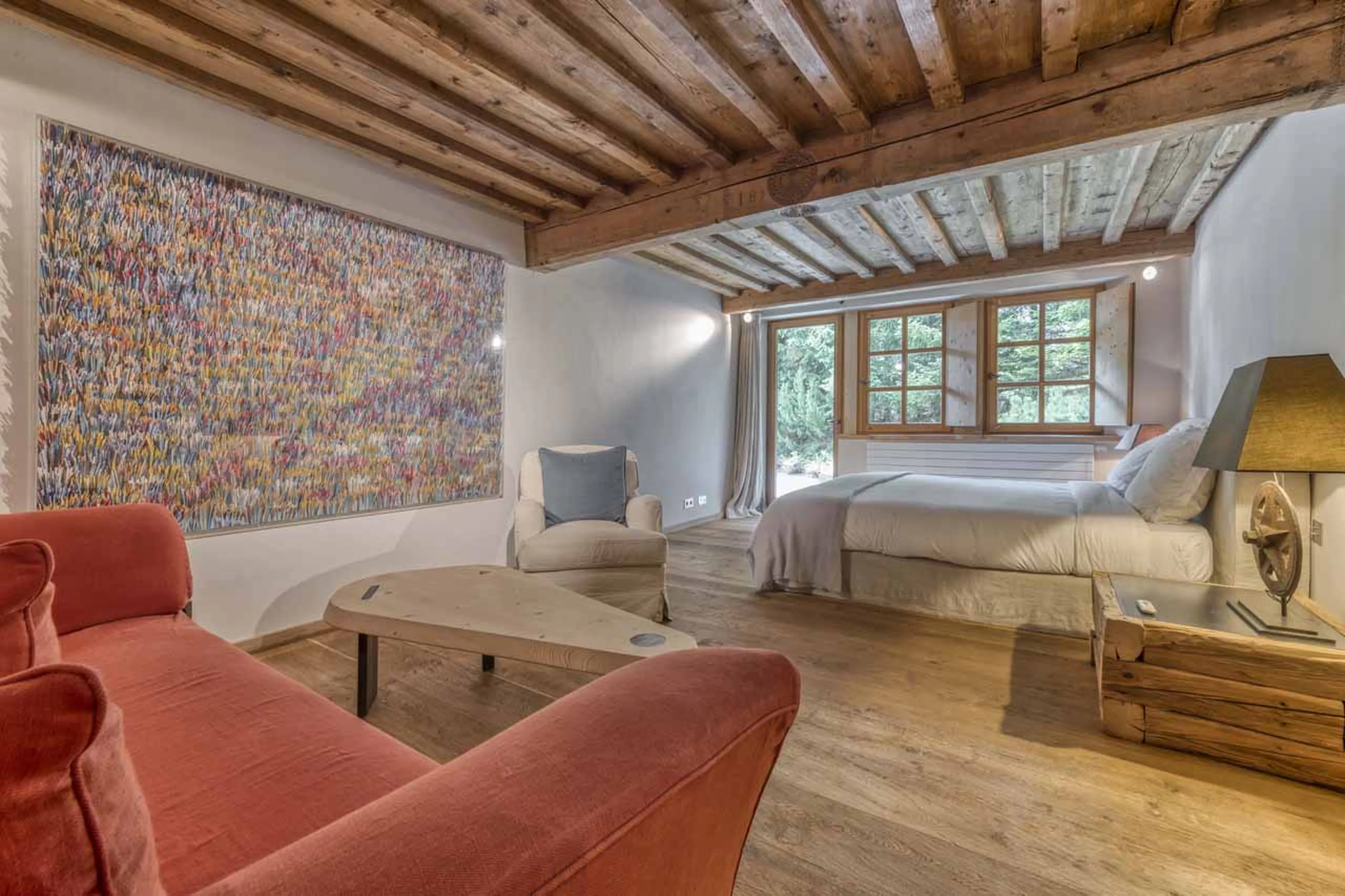 Bedroom 5 at Chalet Tao in Megeve