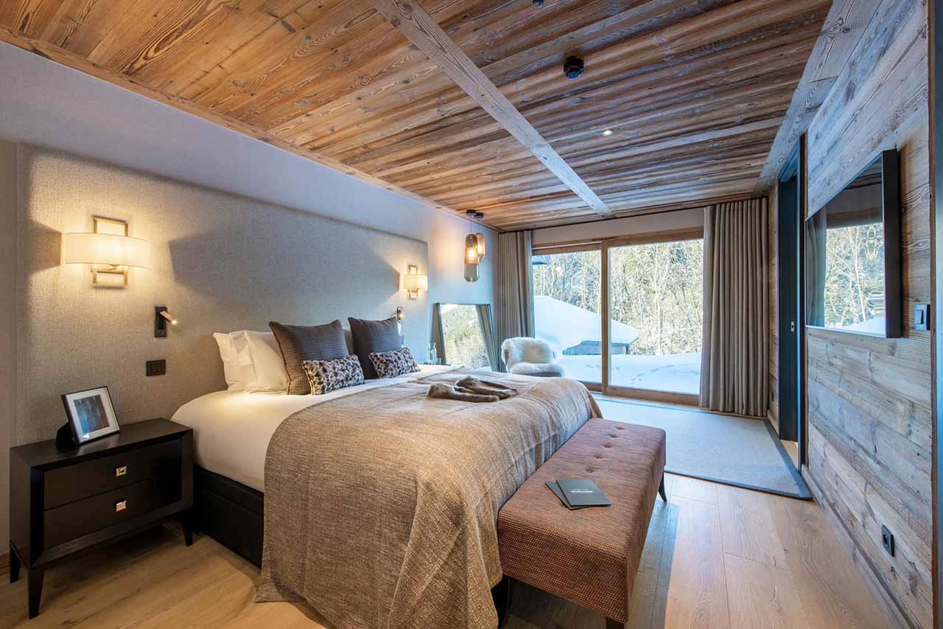 Bedroom three at Chalet Tataali in Morzine