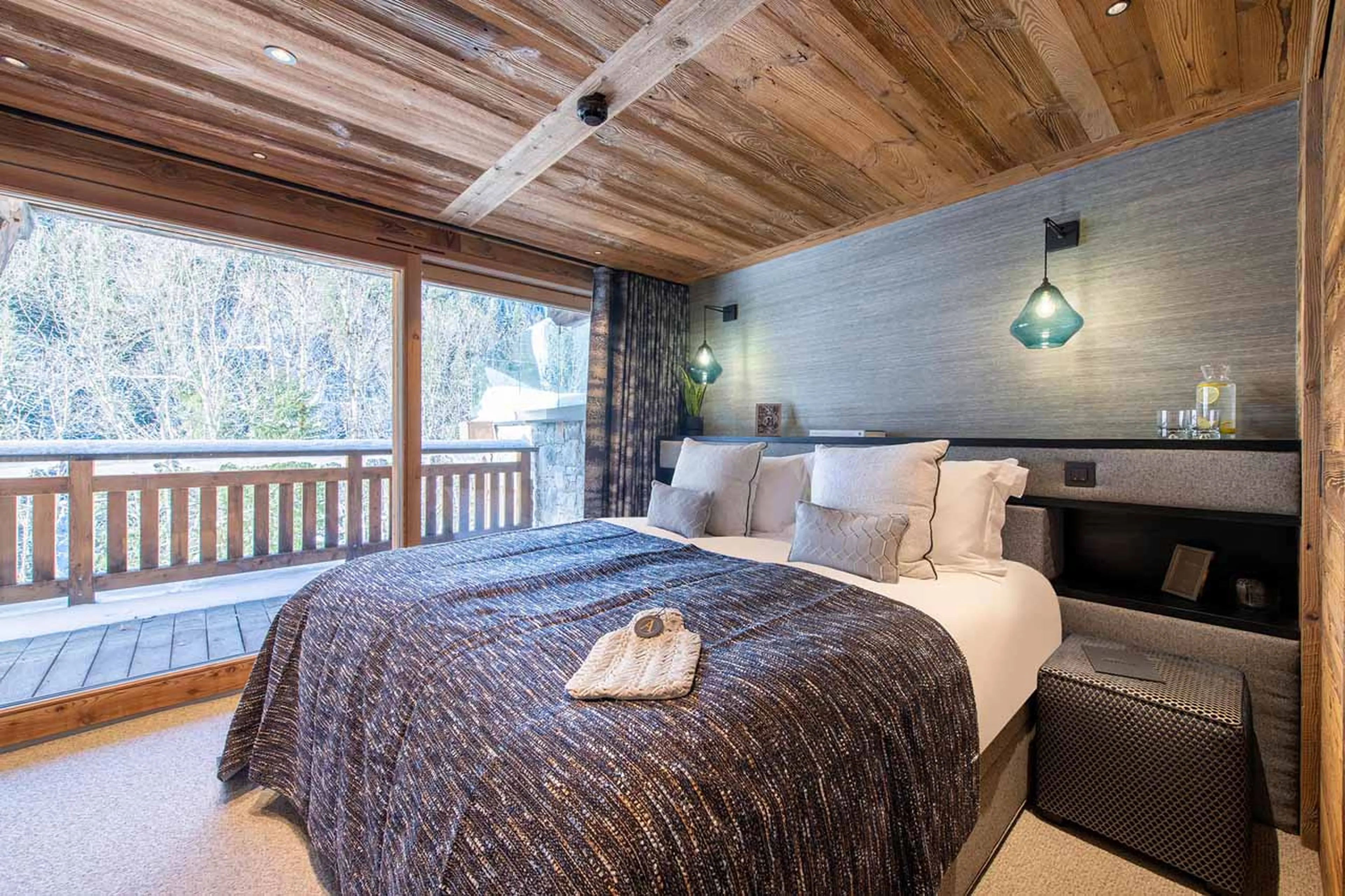 Balcony access at Chalet Tataali in Morzine