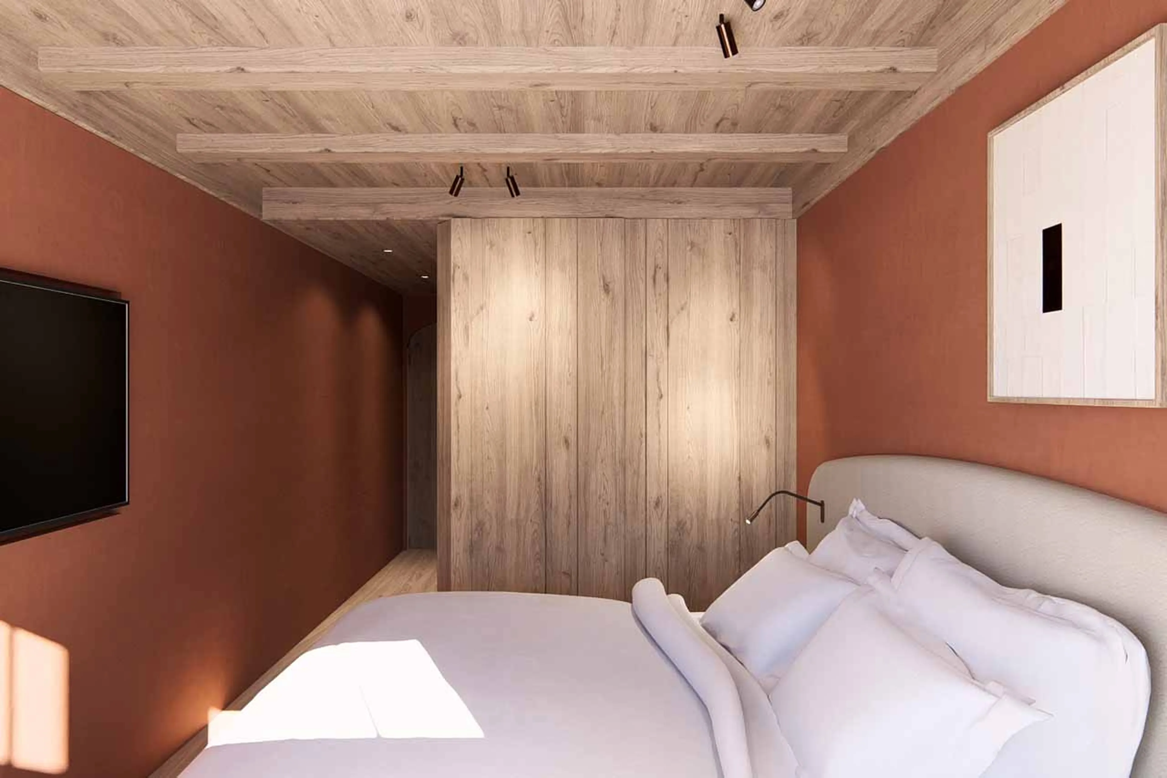 Bedroom 2 at Chalet Tchadar in Courchevel 1850
