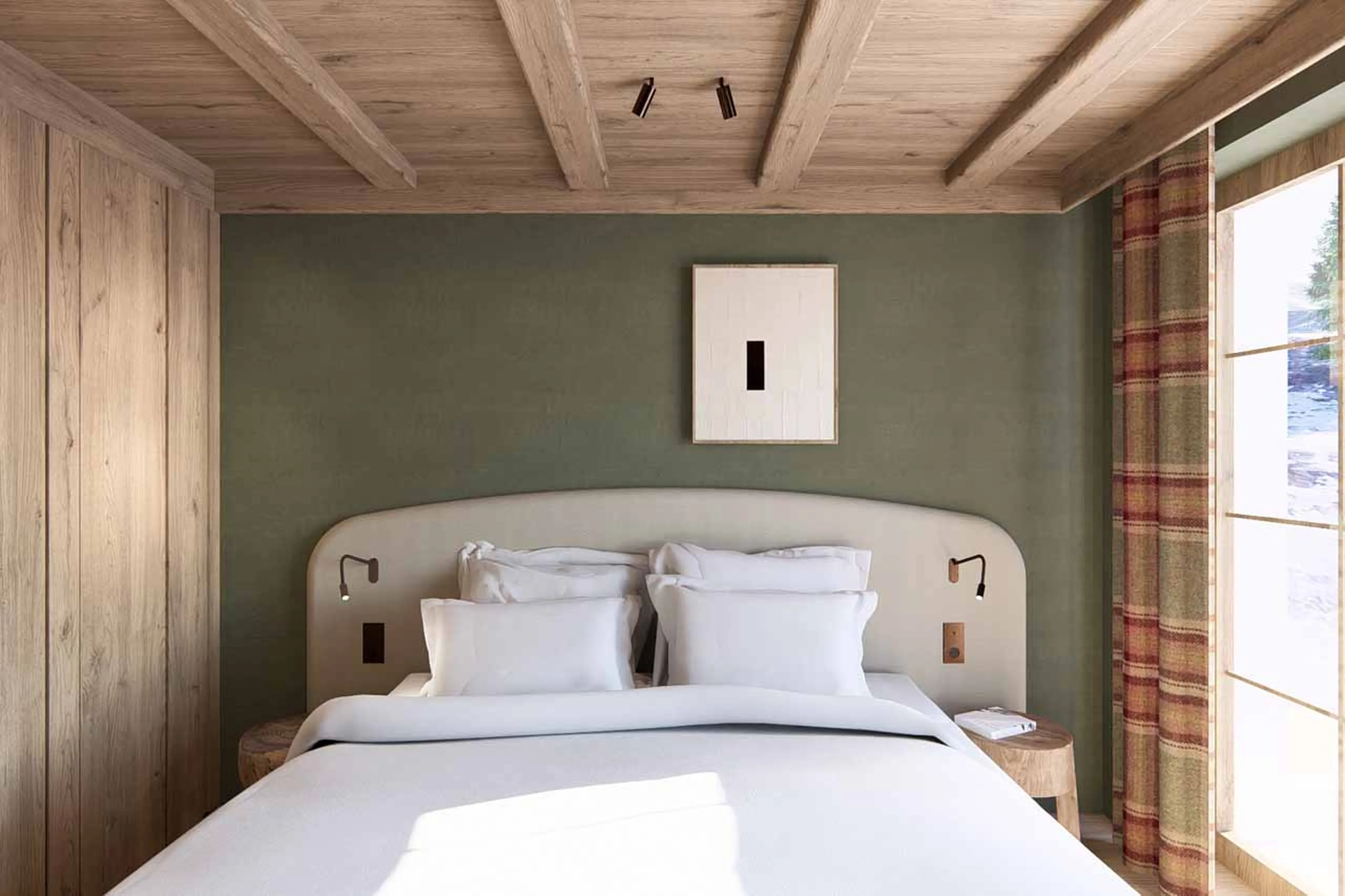 Bedroom 3 at Chalet Tchadar in Courchevel 1850