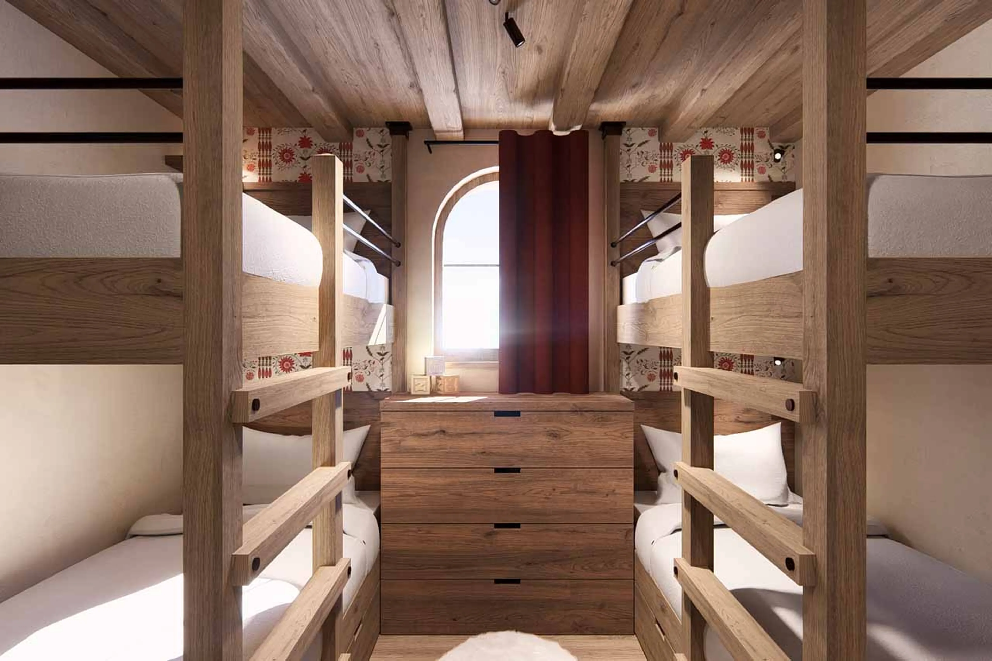 Bedroom 7 at Chalet Tchadar in Courchevel 1850