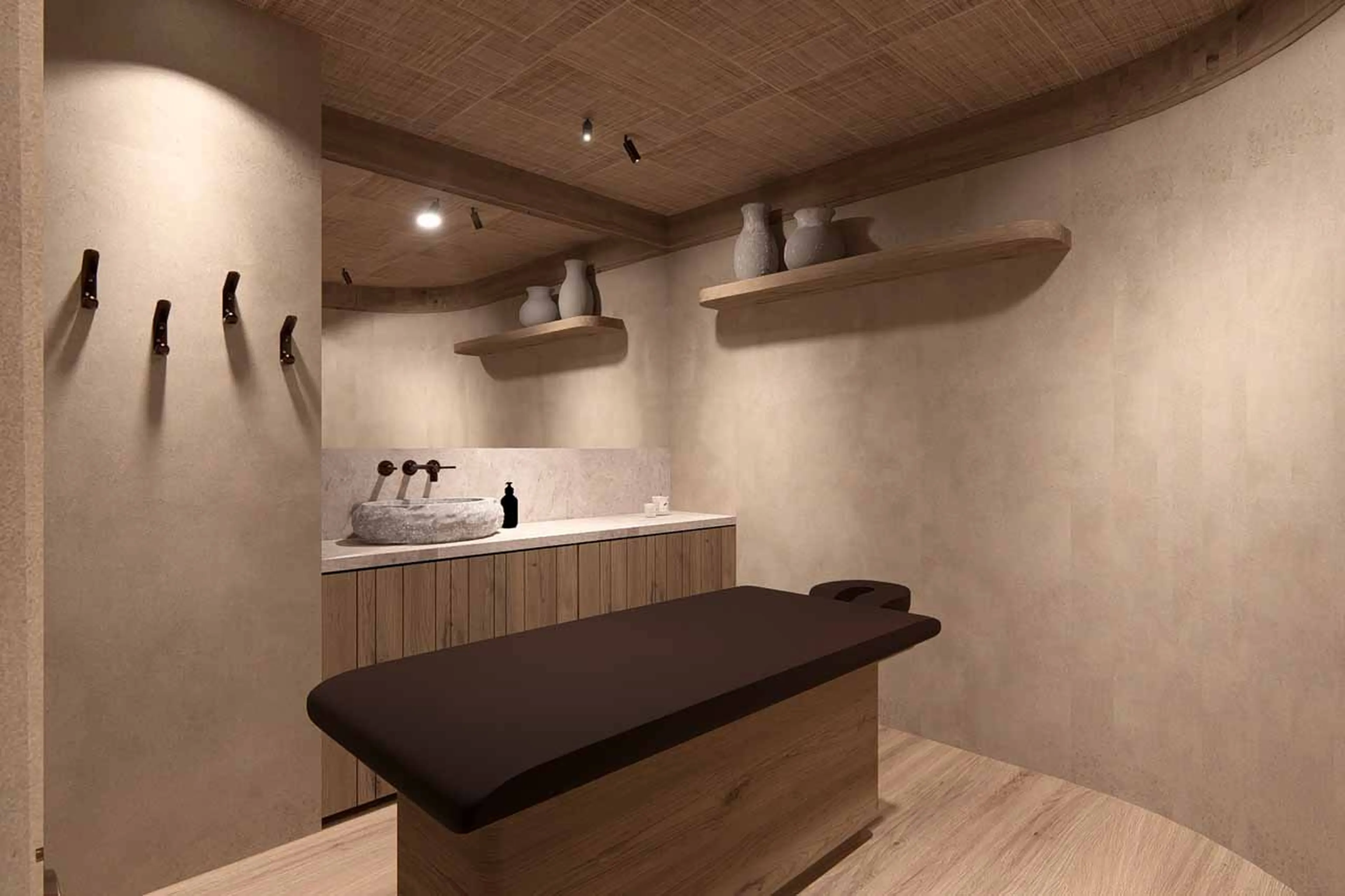 Spa massage room at Chalet Tchadar in Courchevel 1850