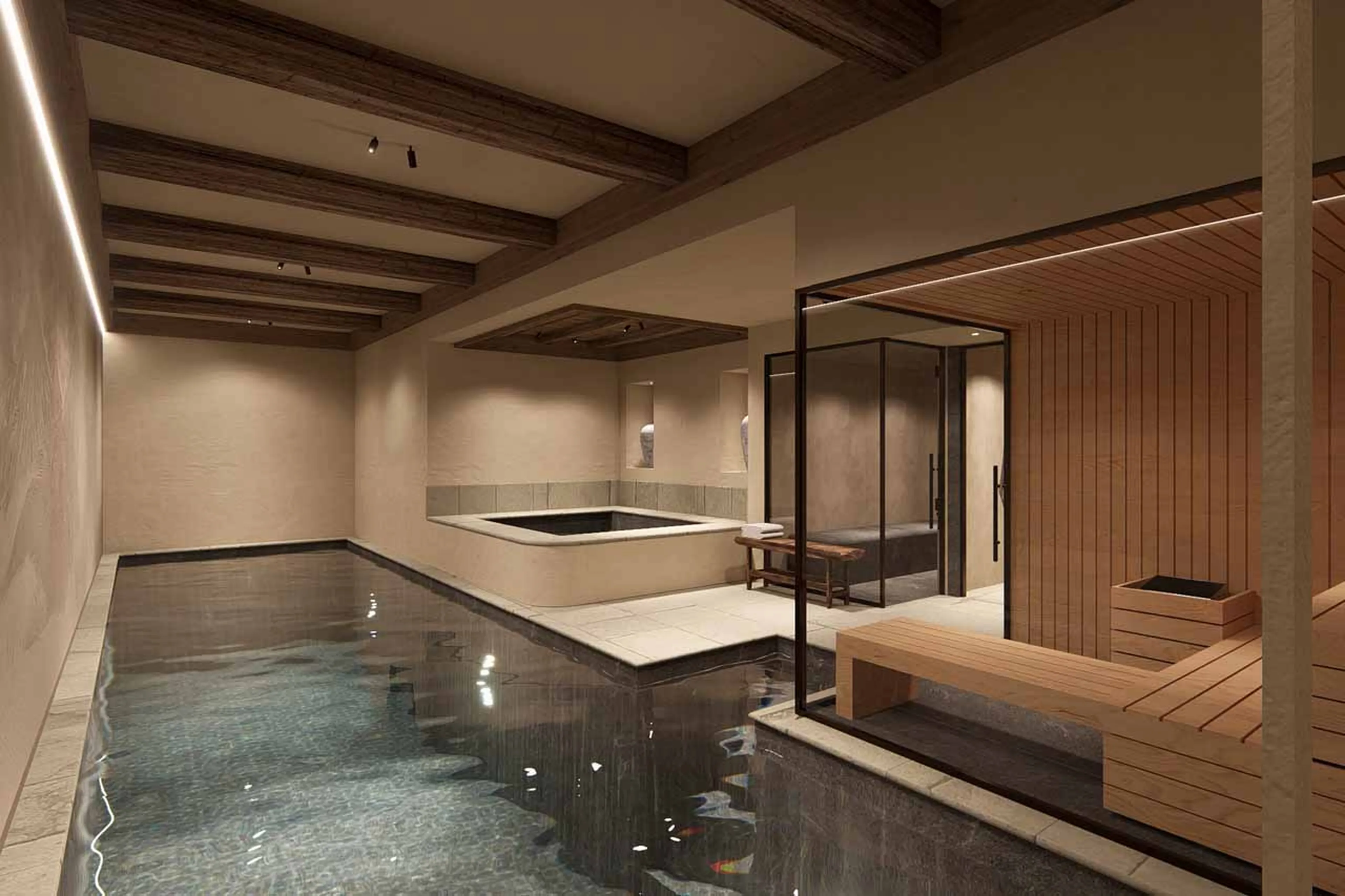 Spa sauna at Chalet Tchadar in Courchevel 1850