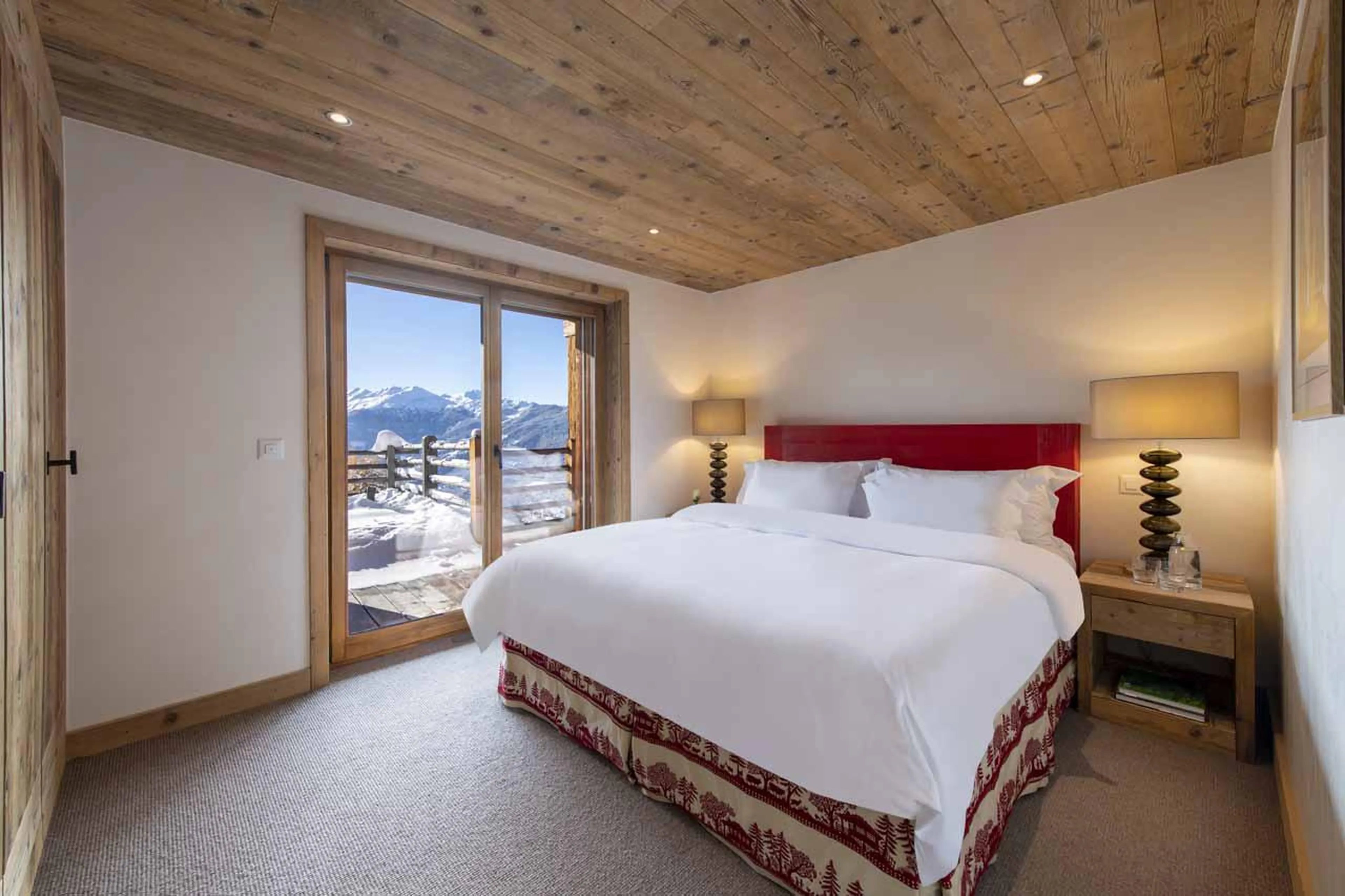 Bedroom four at Chalet Teredo in Verbier