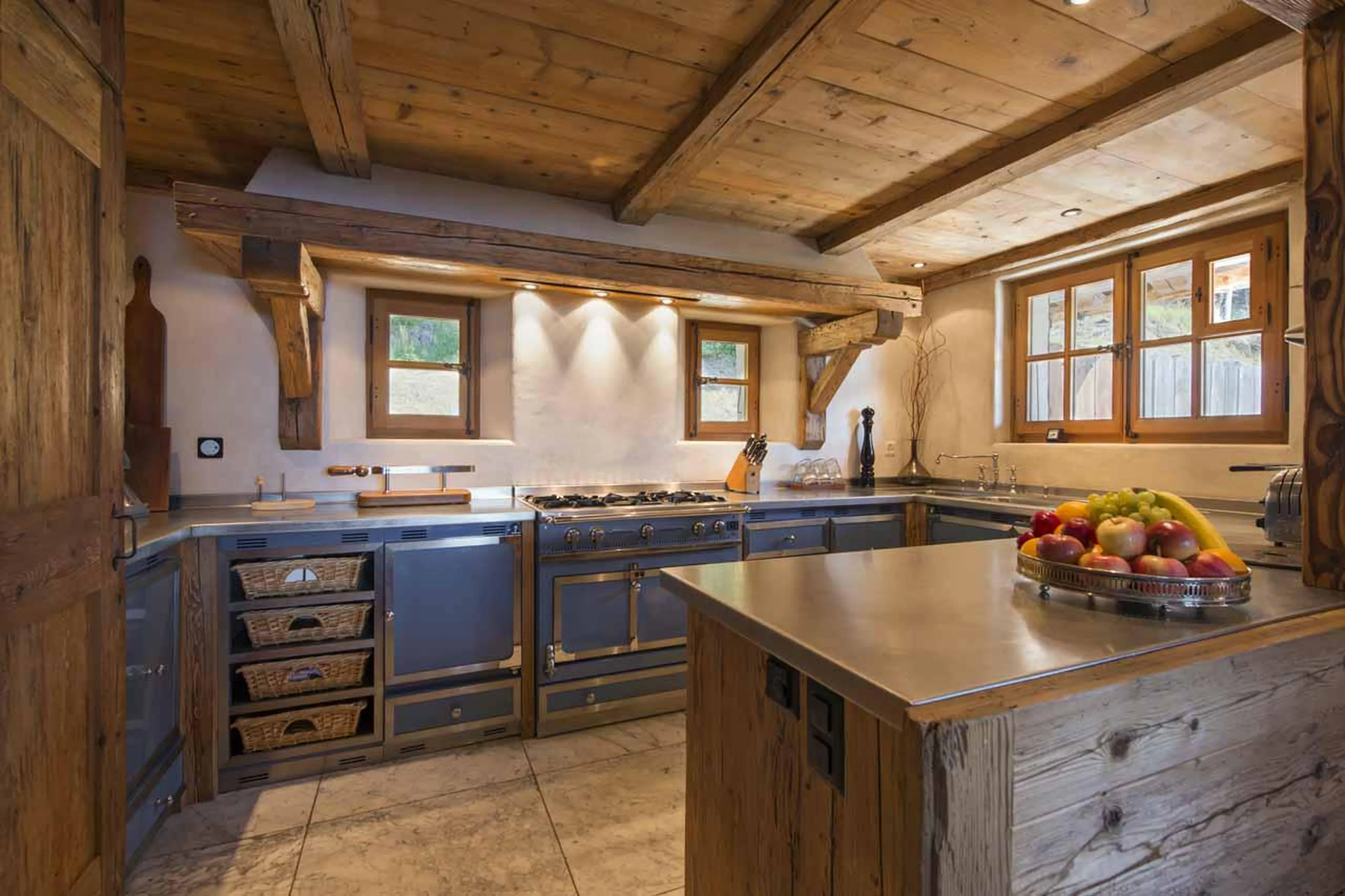 Kitchen at Chalet Tesseln in Verbier
