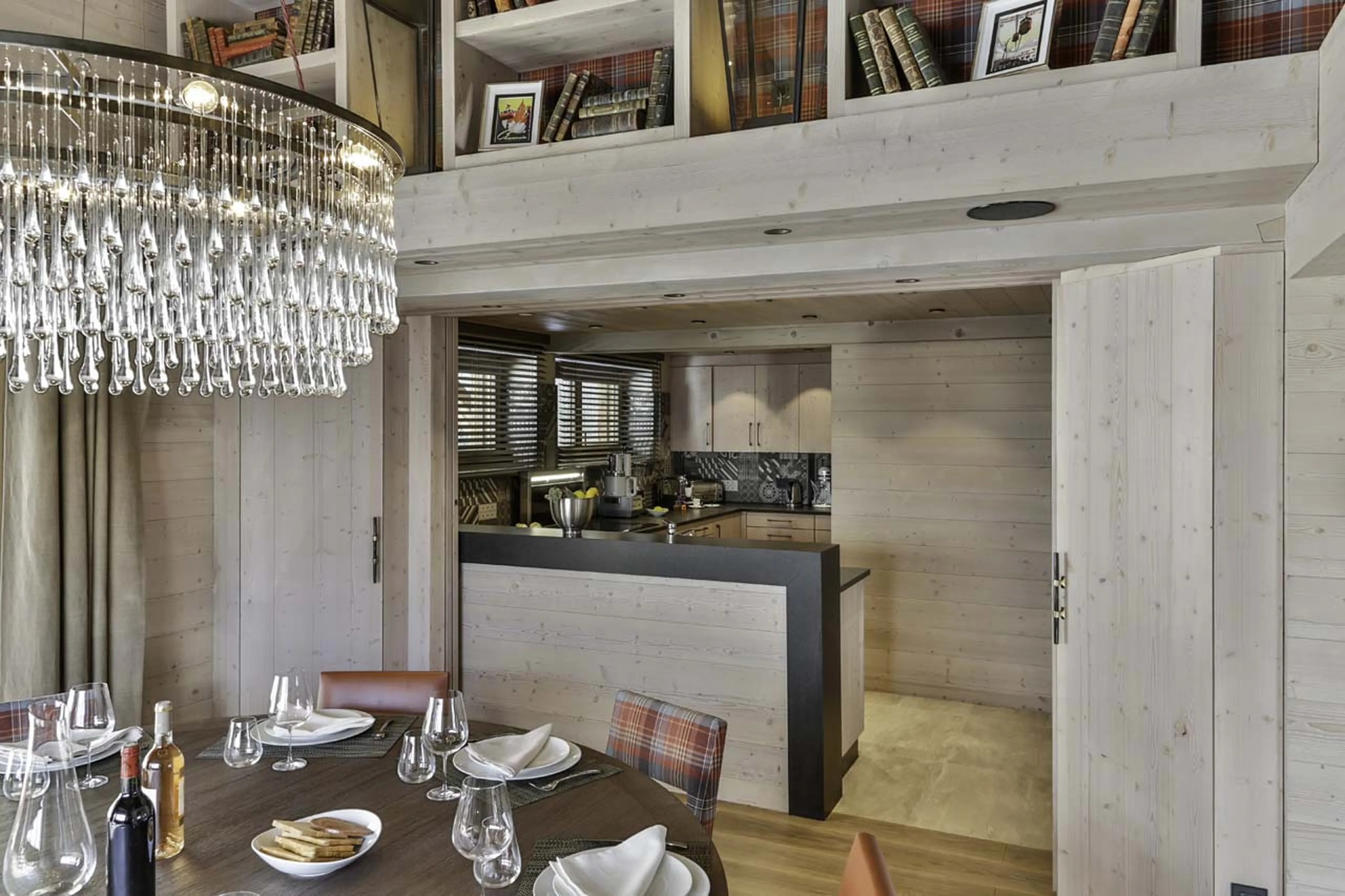 Kitchen in Chalet Thanasis in Megeve