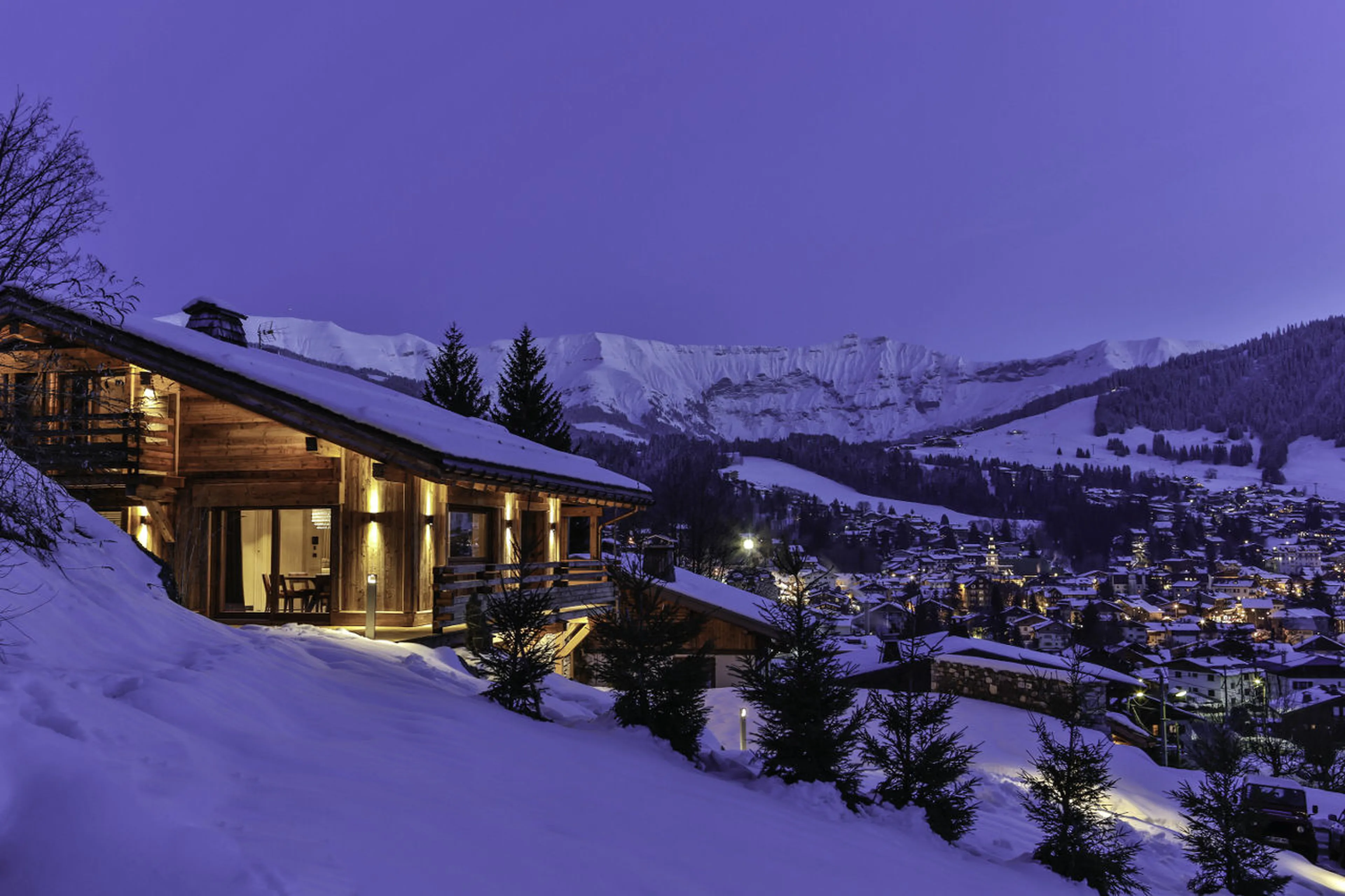 View from Chalet Thanasis in Megeve