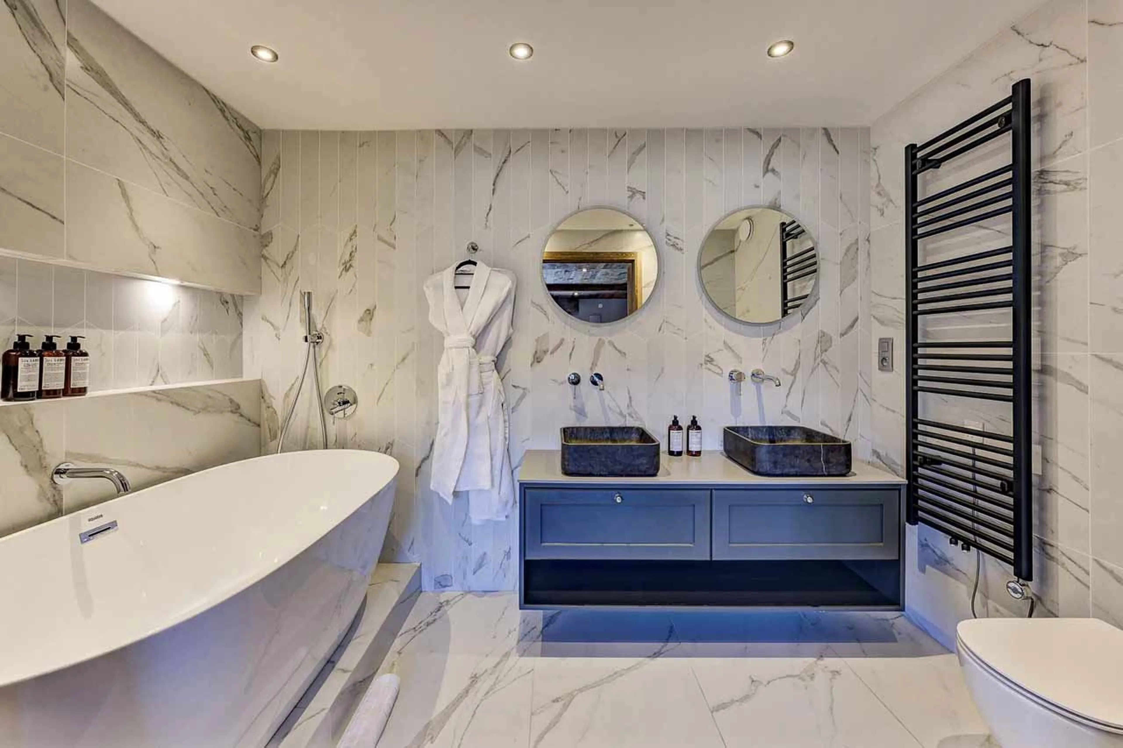 Bathroom one at Chalet Three Bears in Morzine