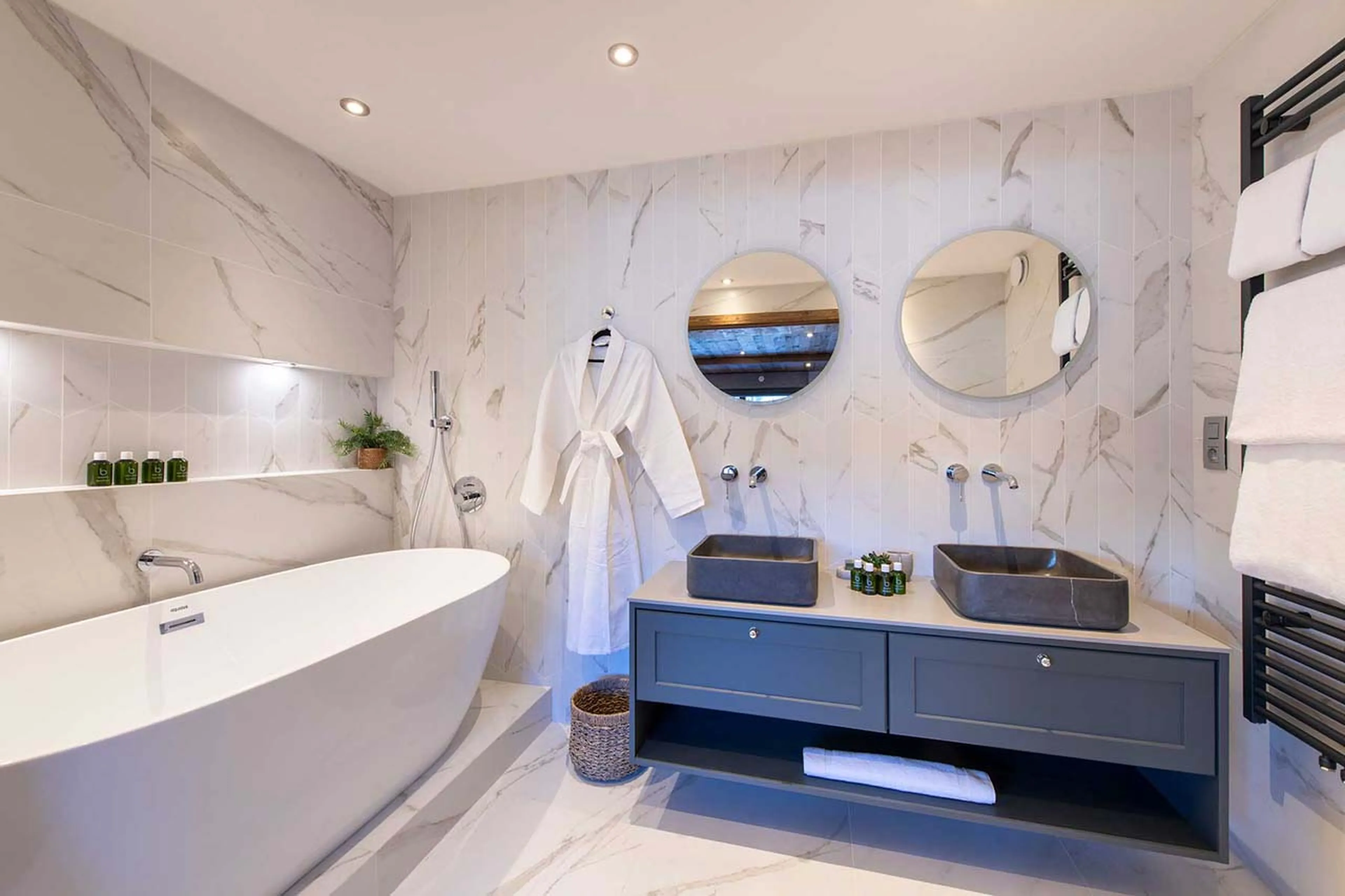 Bathroom one at Chalet Three Bears in Morzine