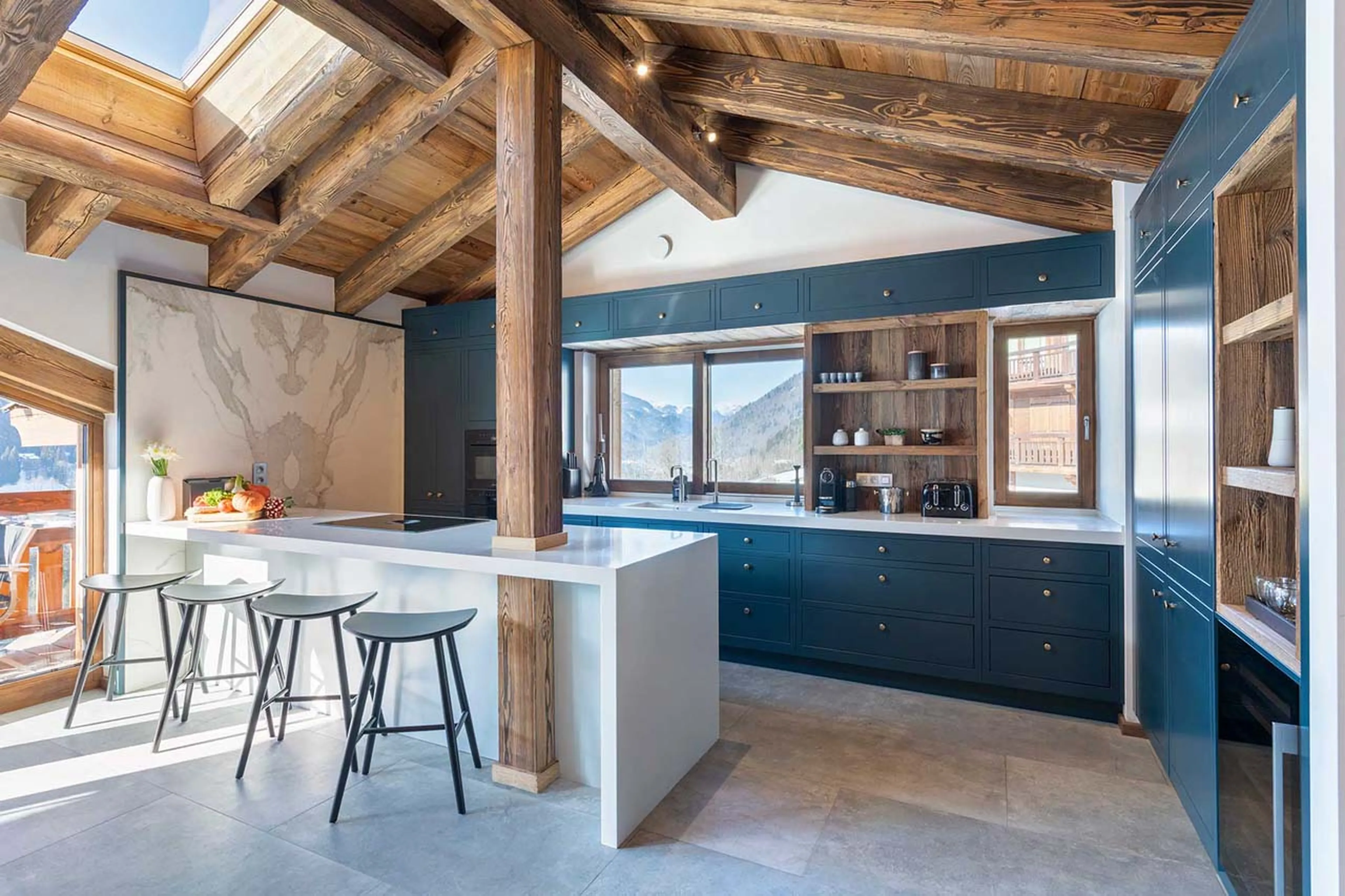 Kitchen at Chalet Three Bears in Morzine