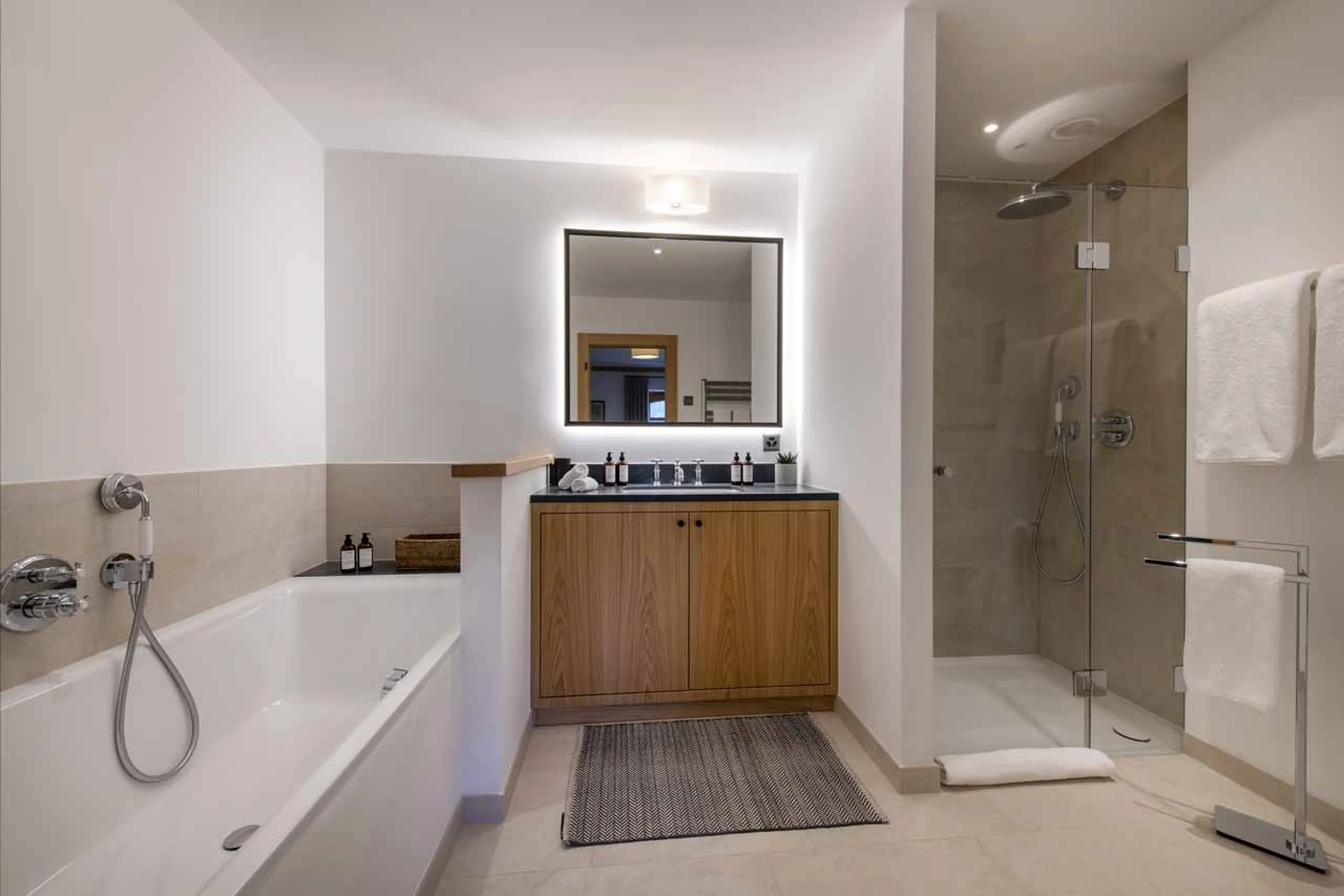 Bathroom three at Chalet Tire Bouchon in Verbier