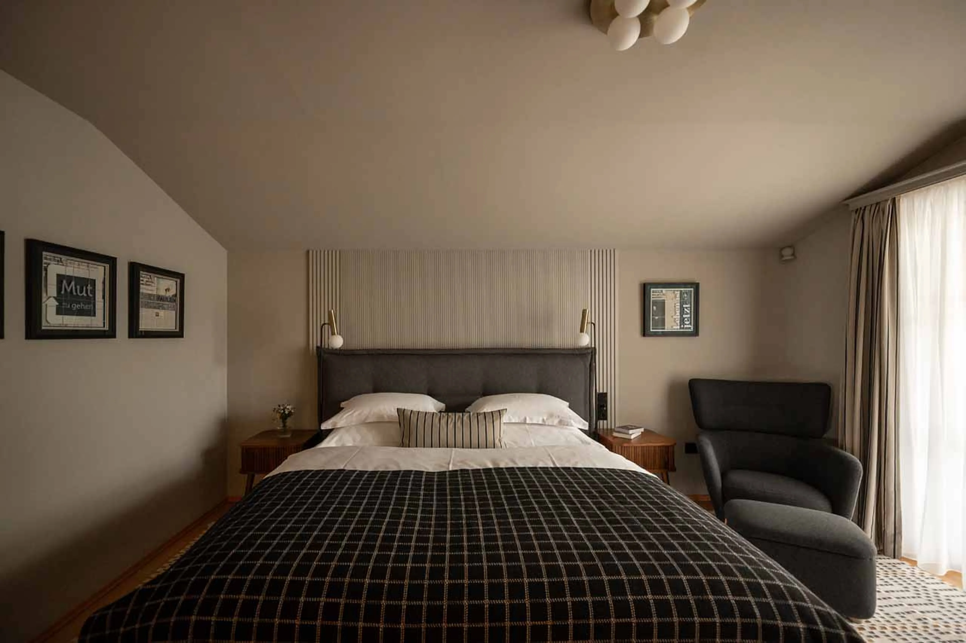 Bedroom two at Chalet Toda in Lech