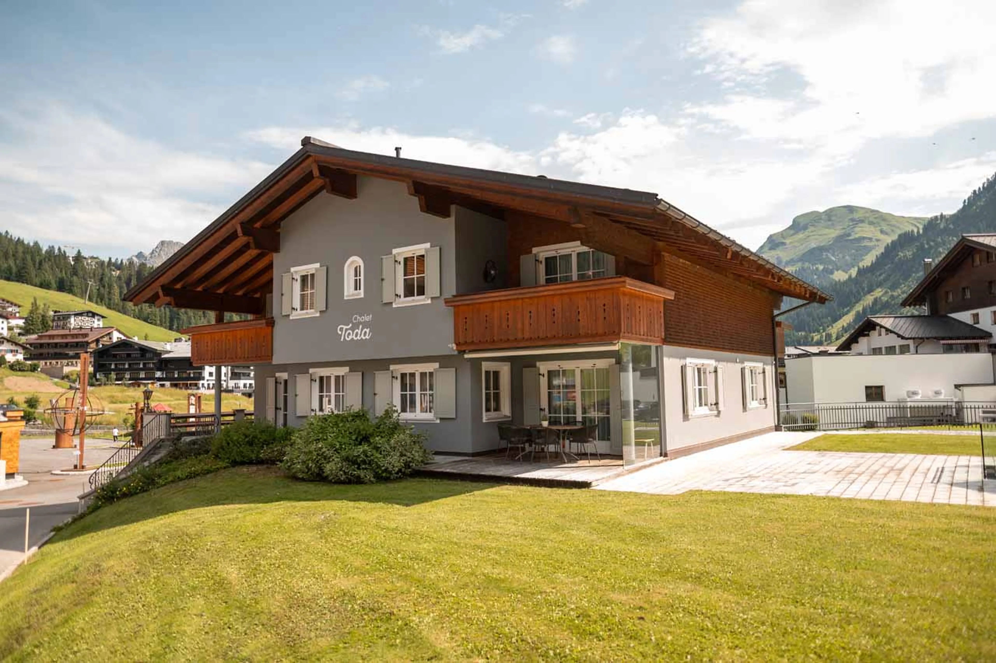 Exterior of Chalet Toda in Lech