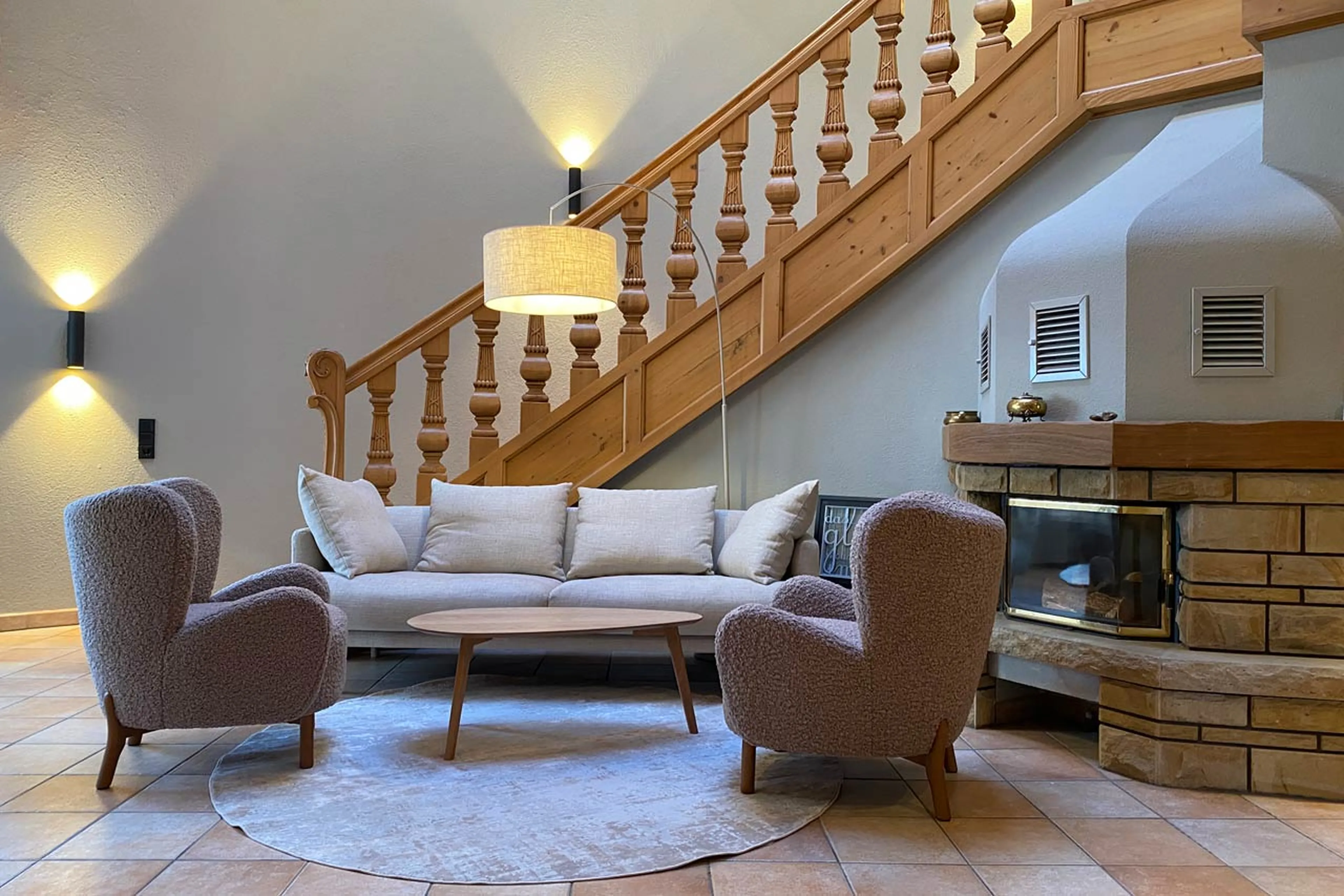 Hall/living area at Chalet Toda in Lech