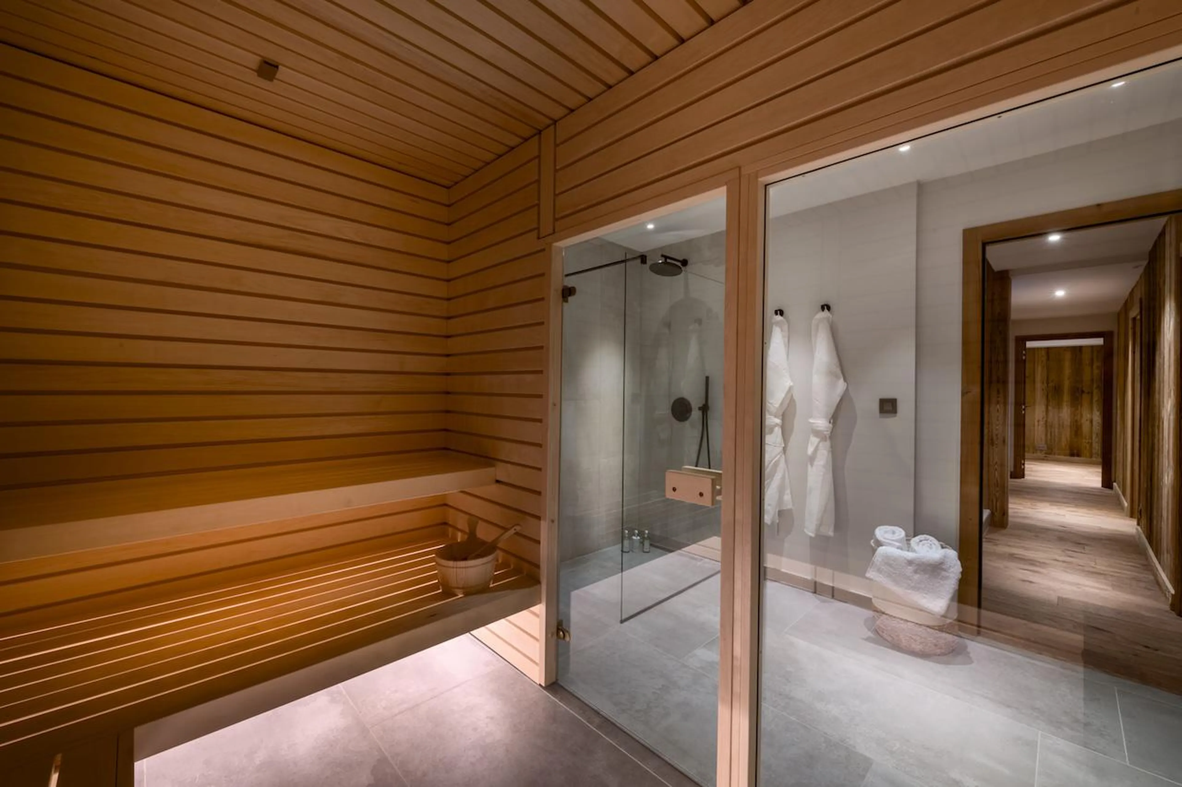 Sauna at Chalet Tosca in Les Gets
