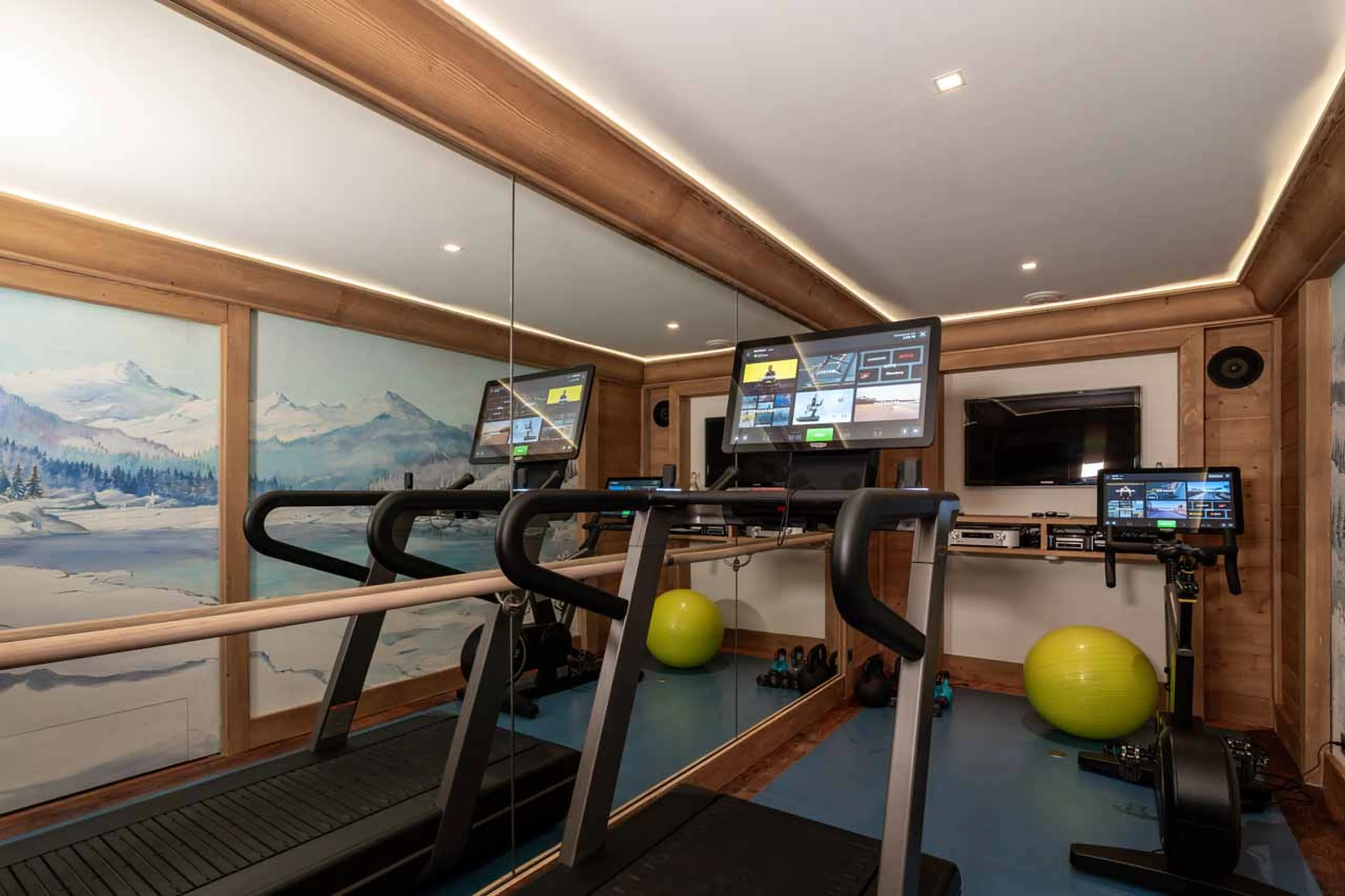 Gym at Chalet Trois Ours in Meribel