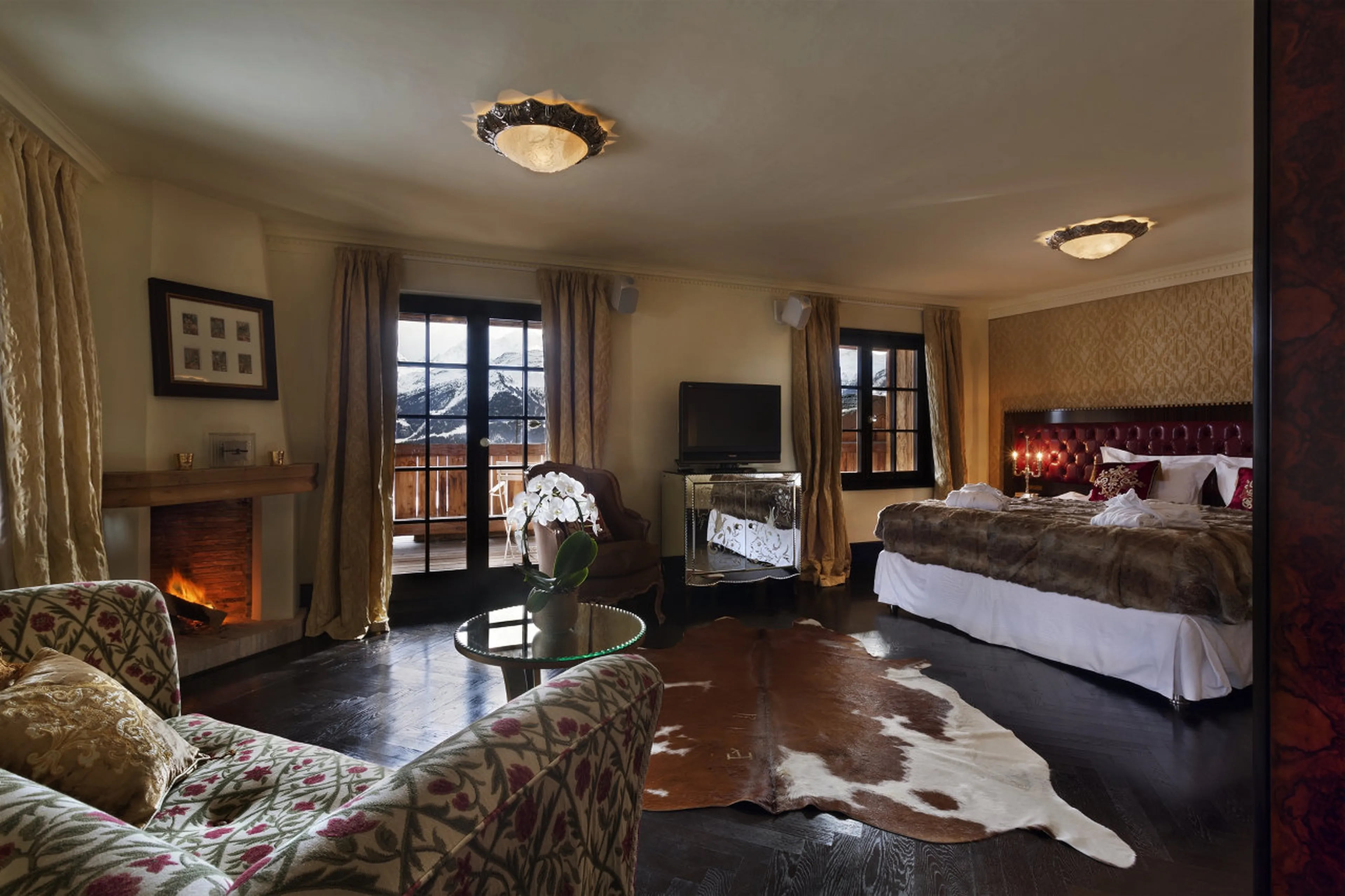 Double bedroom in Chalet Truffe Blanche in Verbier