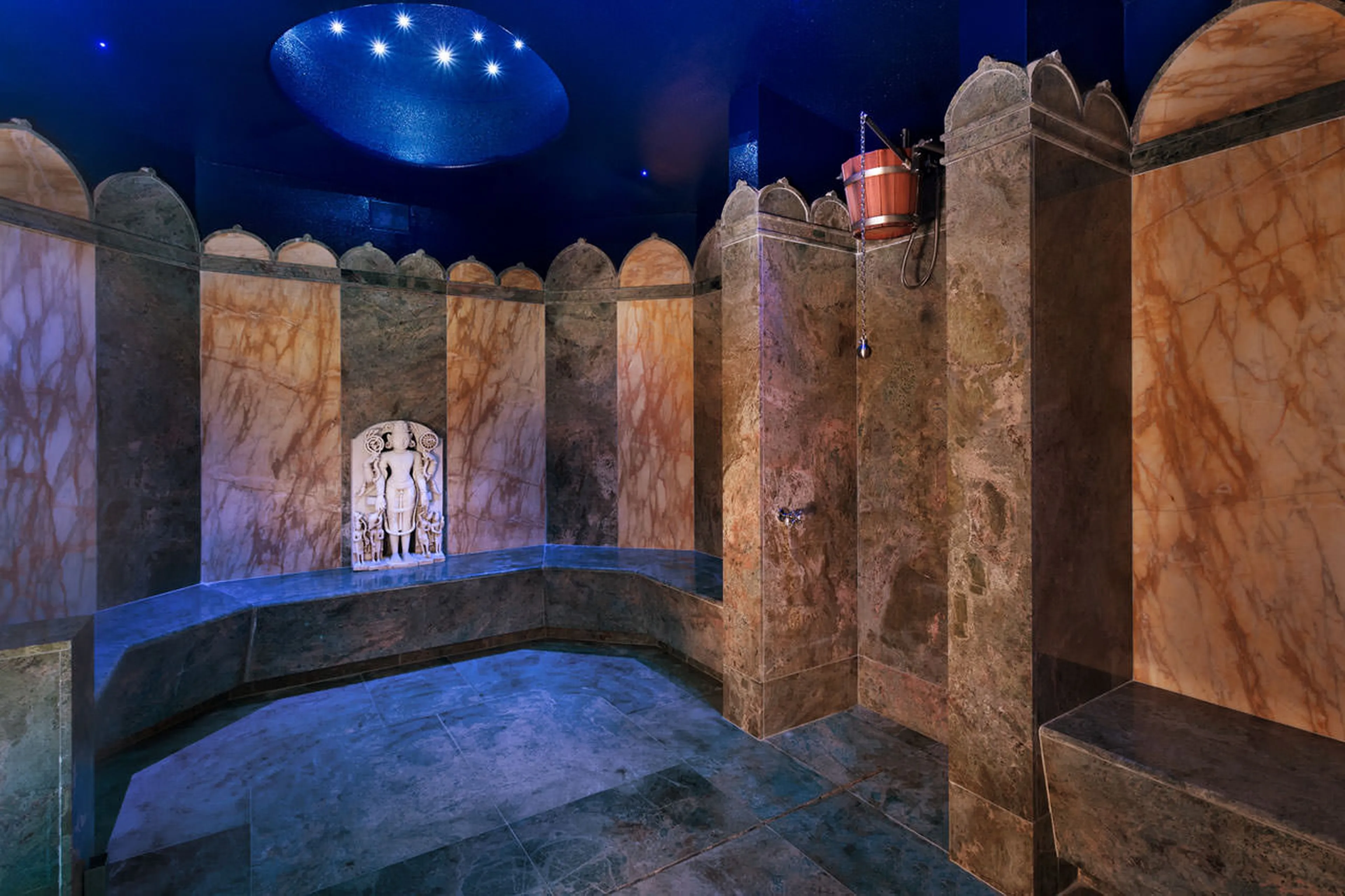 Hammam in spa of Chalet Truffe Blanche in Verbier