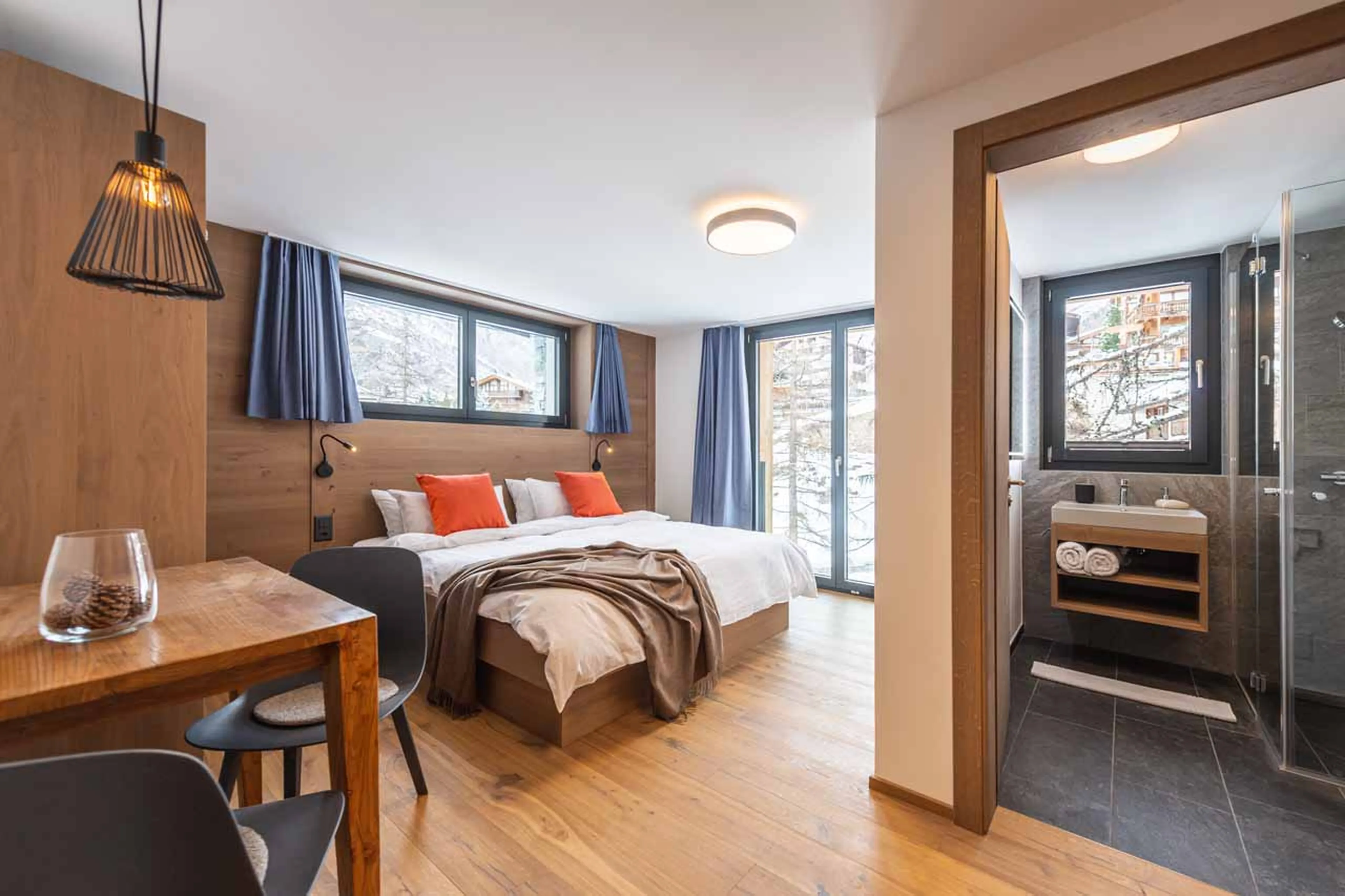 Bedroom five at Chalet Tuftra in Findelbach