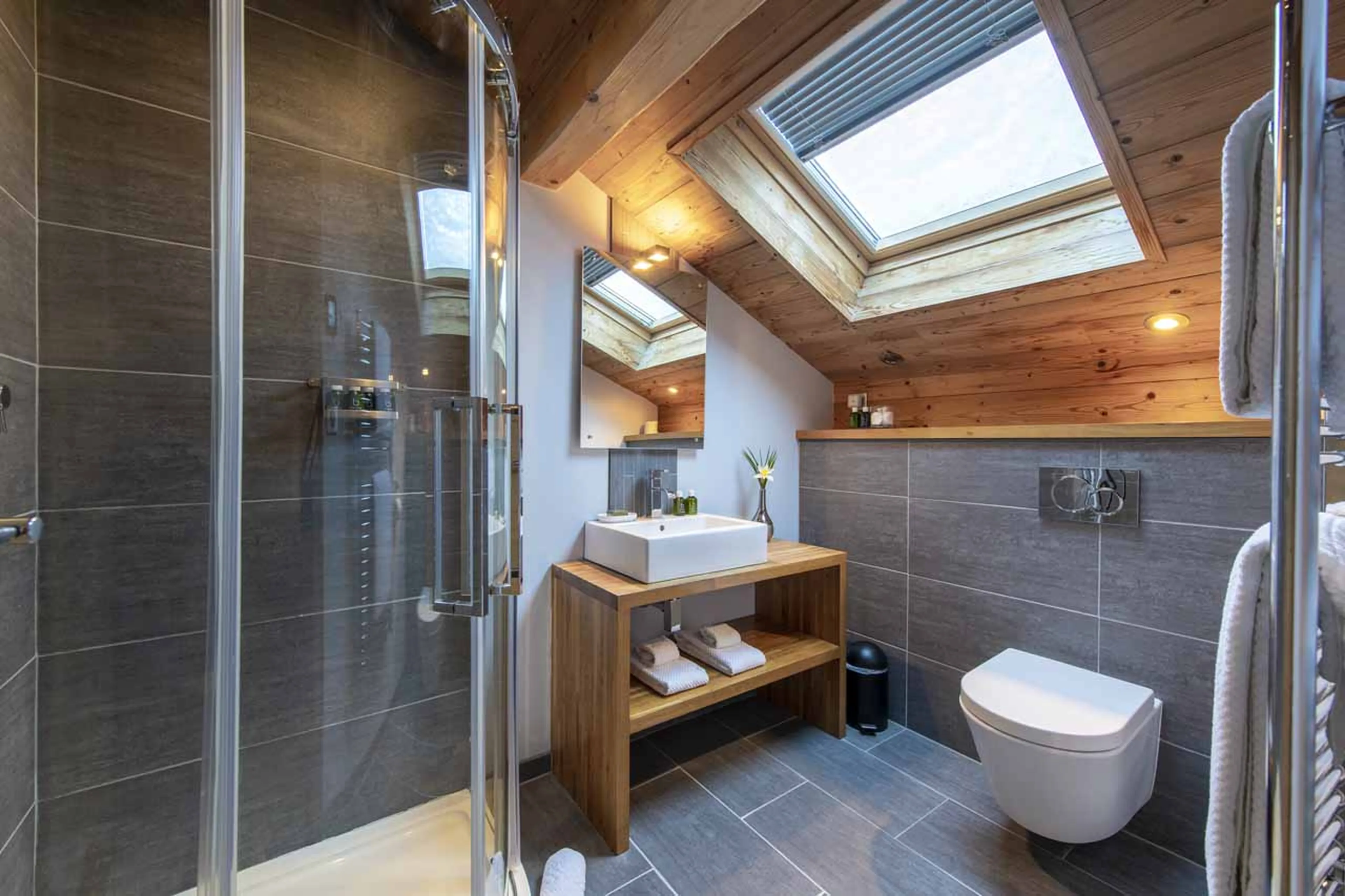 Bathroom one at Chalet Twenty26 in Morzine