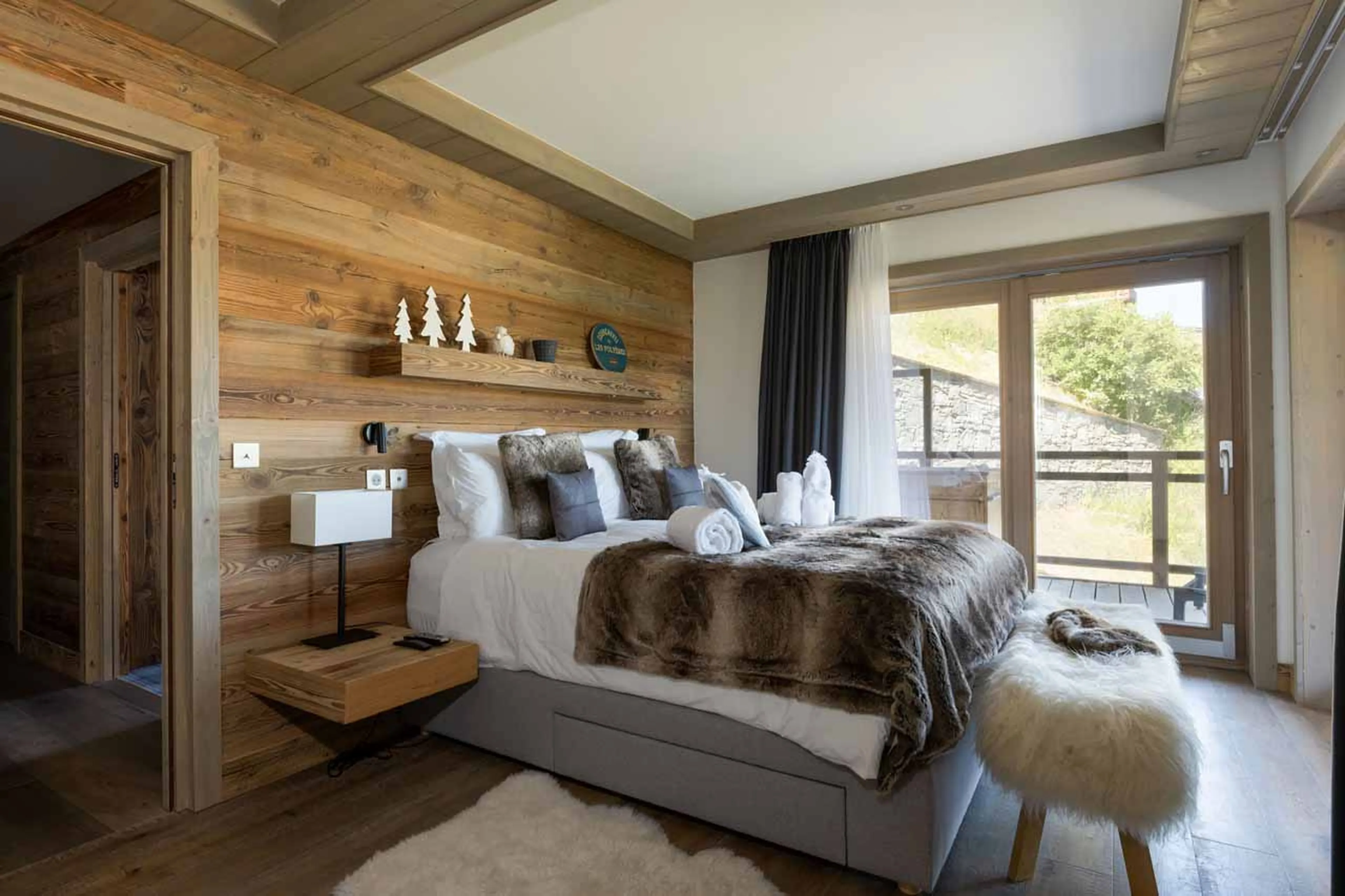 Bedroom 1 at Chalet Ursus in Courchevel 1650