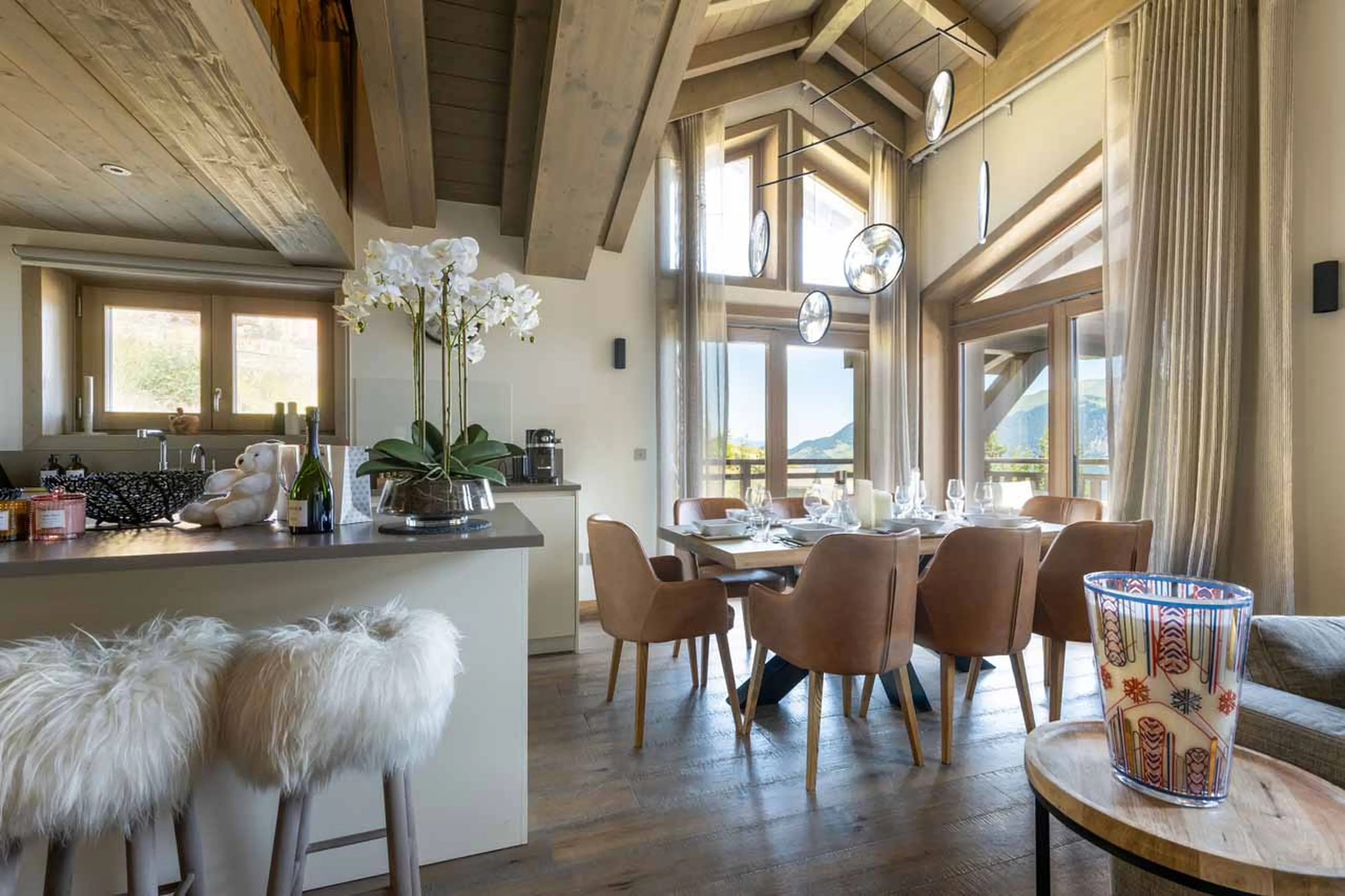 Open plan at Chalet Ursus in Courchevel 1650