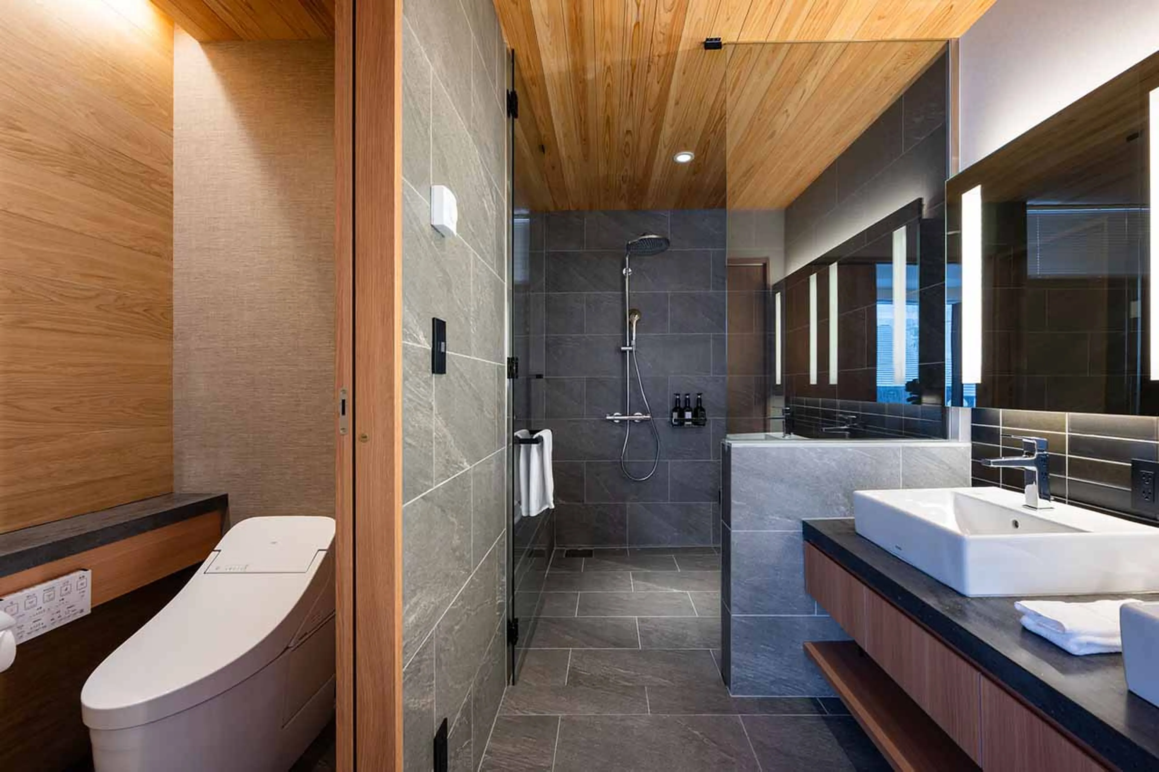 Bedroom 1 en-suite at the V Residence in Niseko