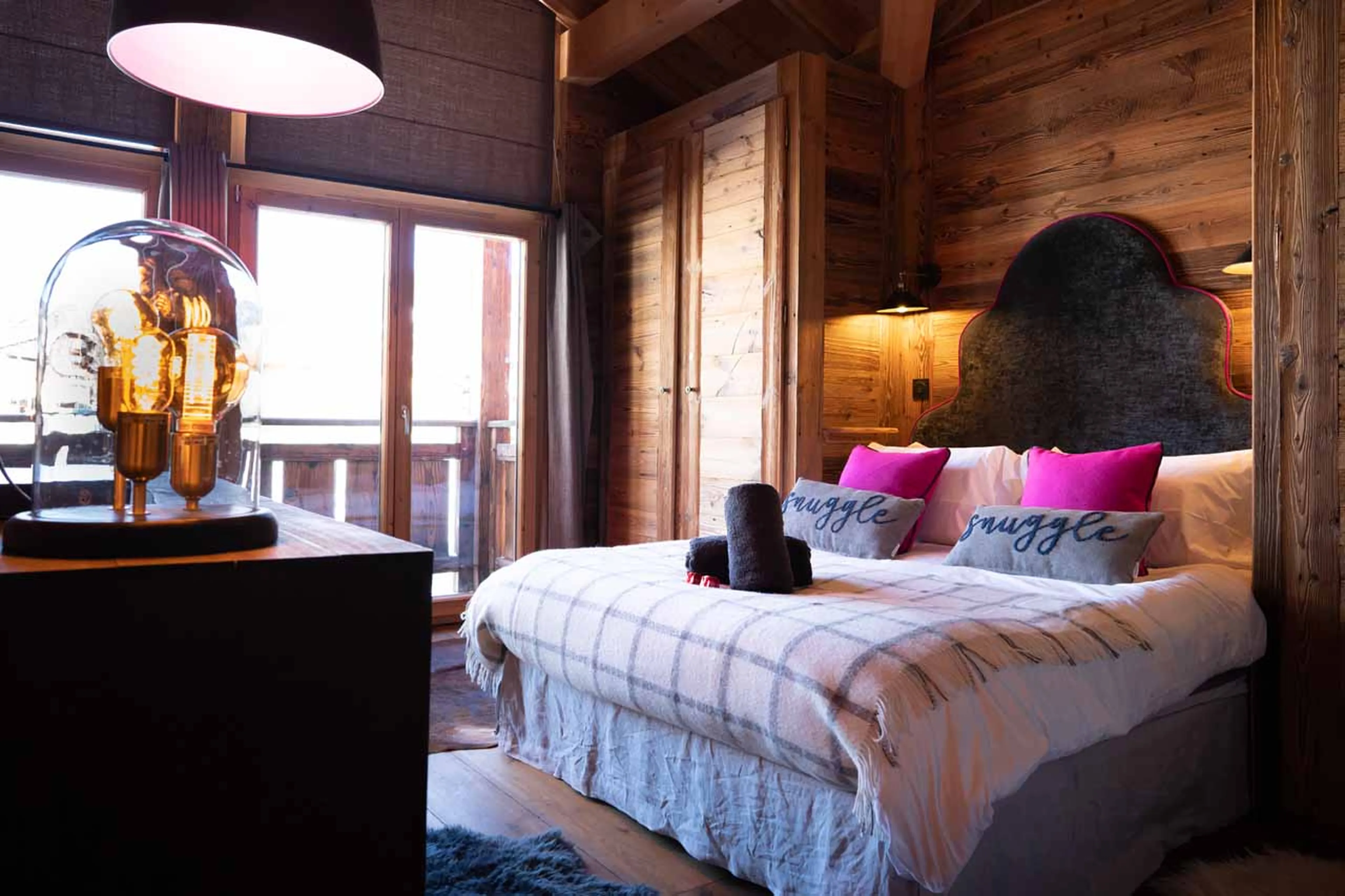 Bedroom four at Chalet Valambrun in Les Gets