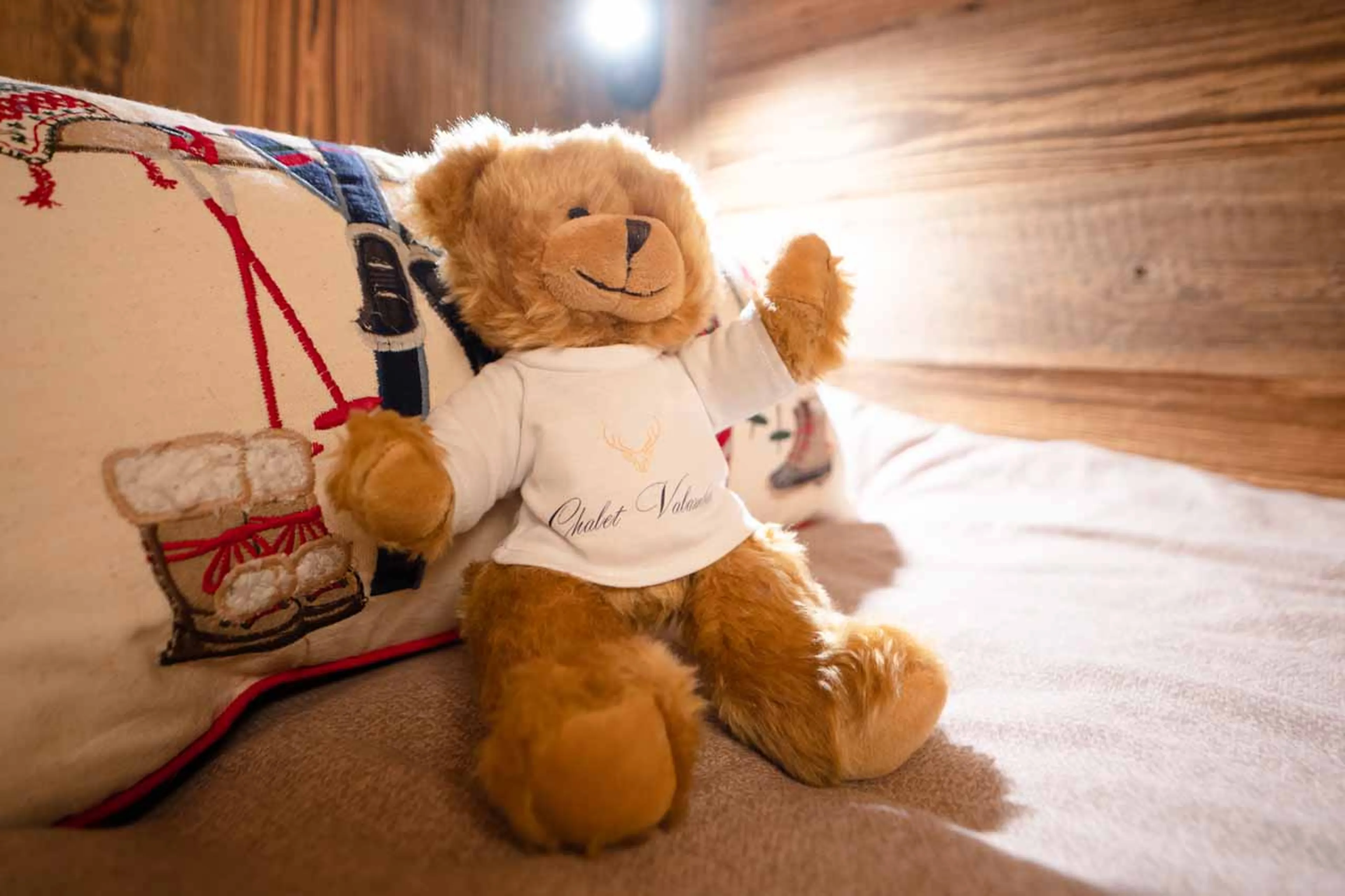 Teddy bear at Chalet Valambrun in Les Gets