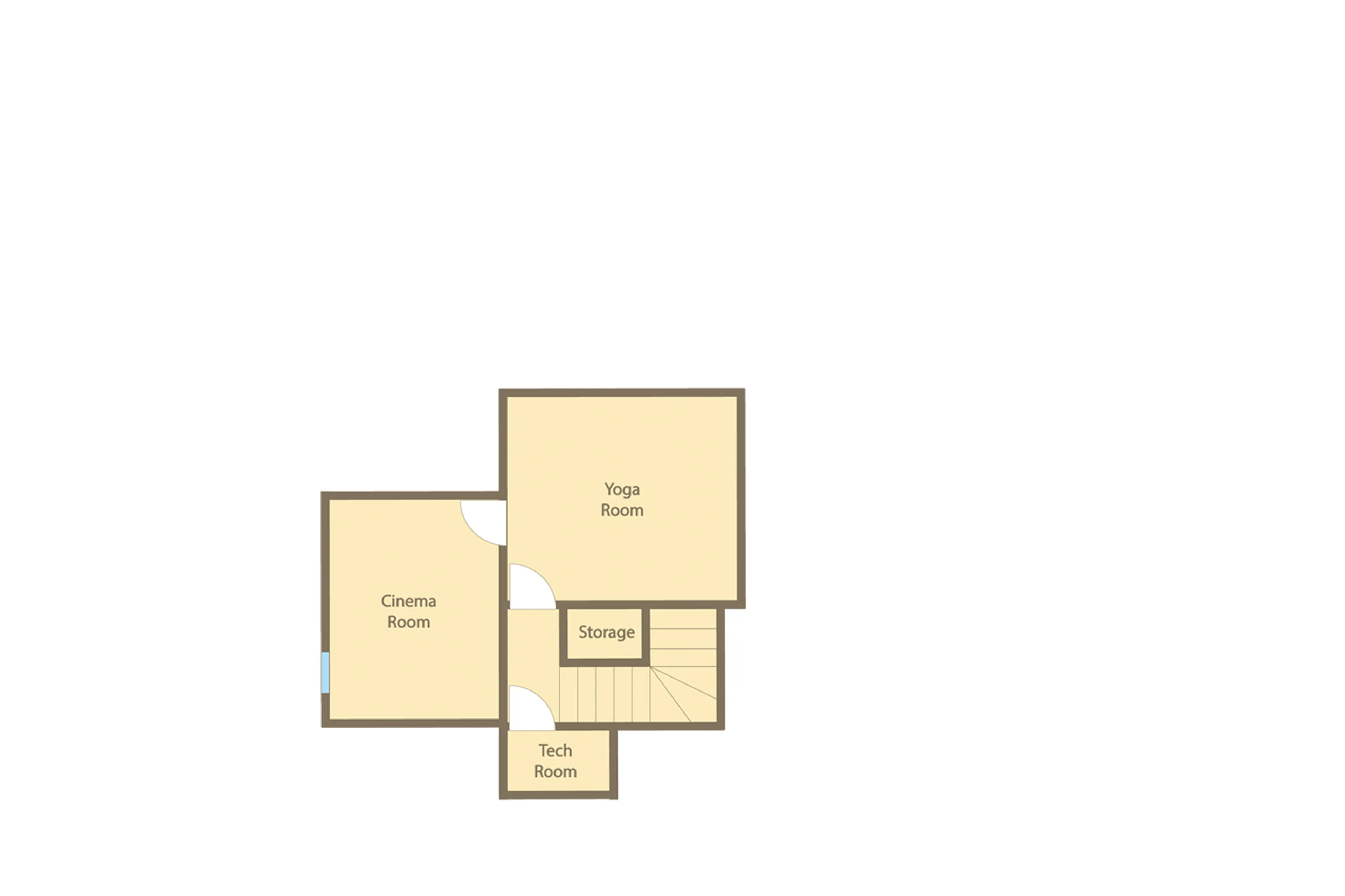Level -1 floor plan of Chalet Valambrun in Les Gets