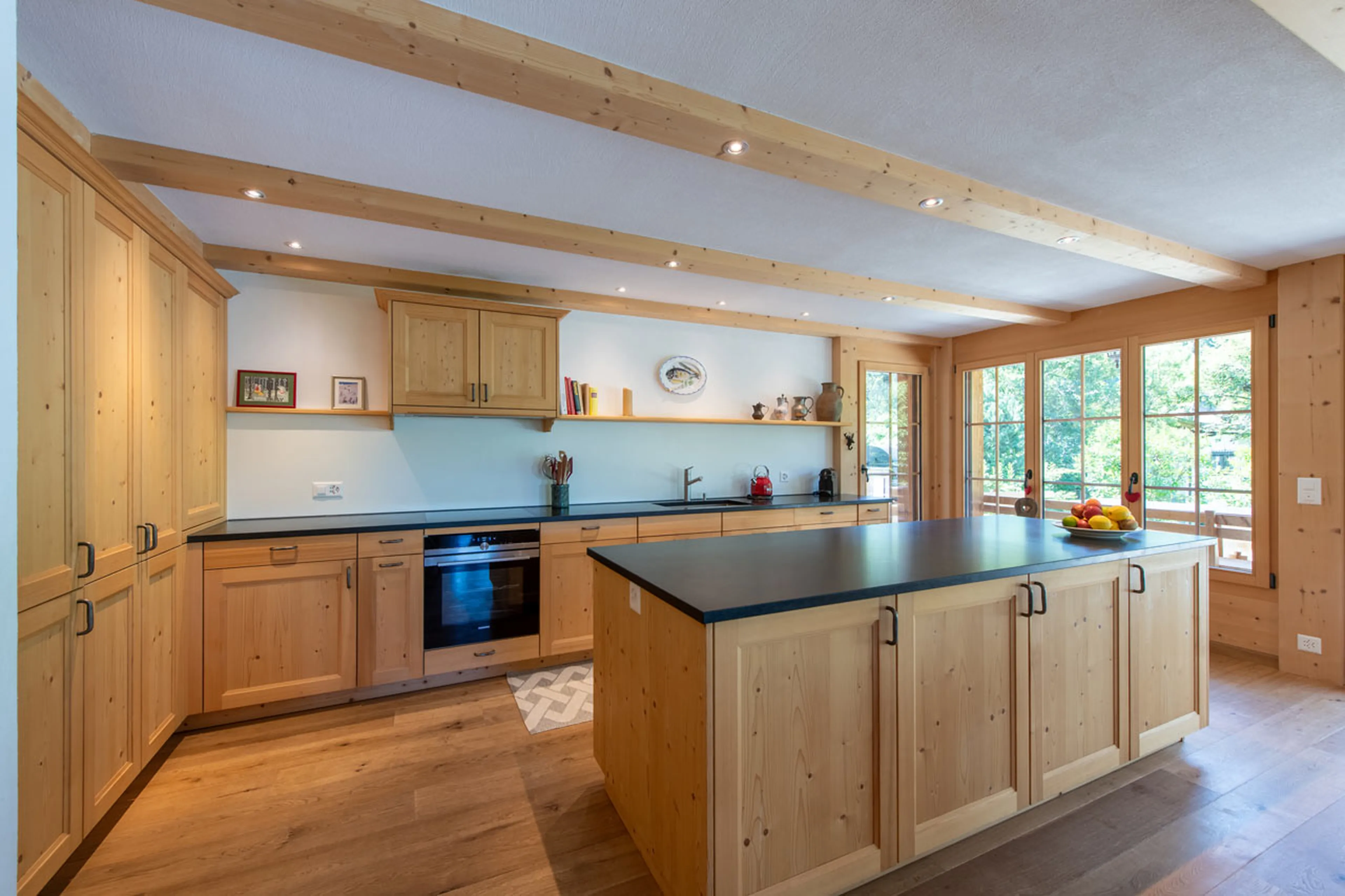 Kitchen at Chalet Verbena in Klosters