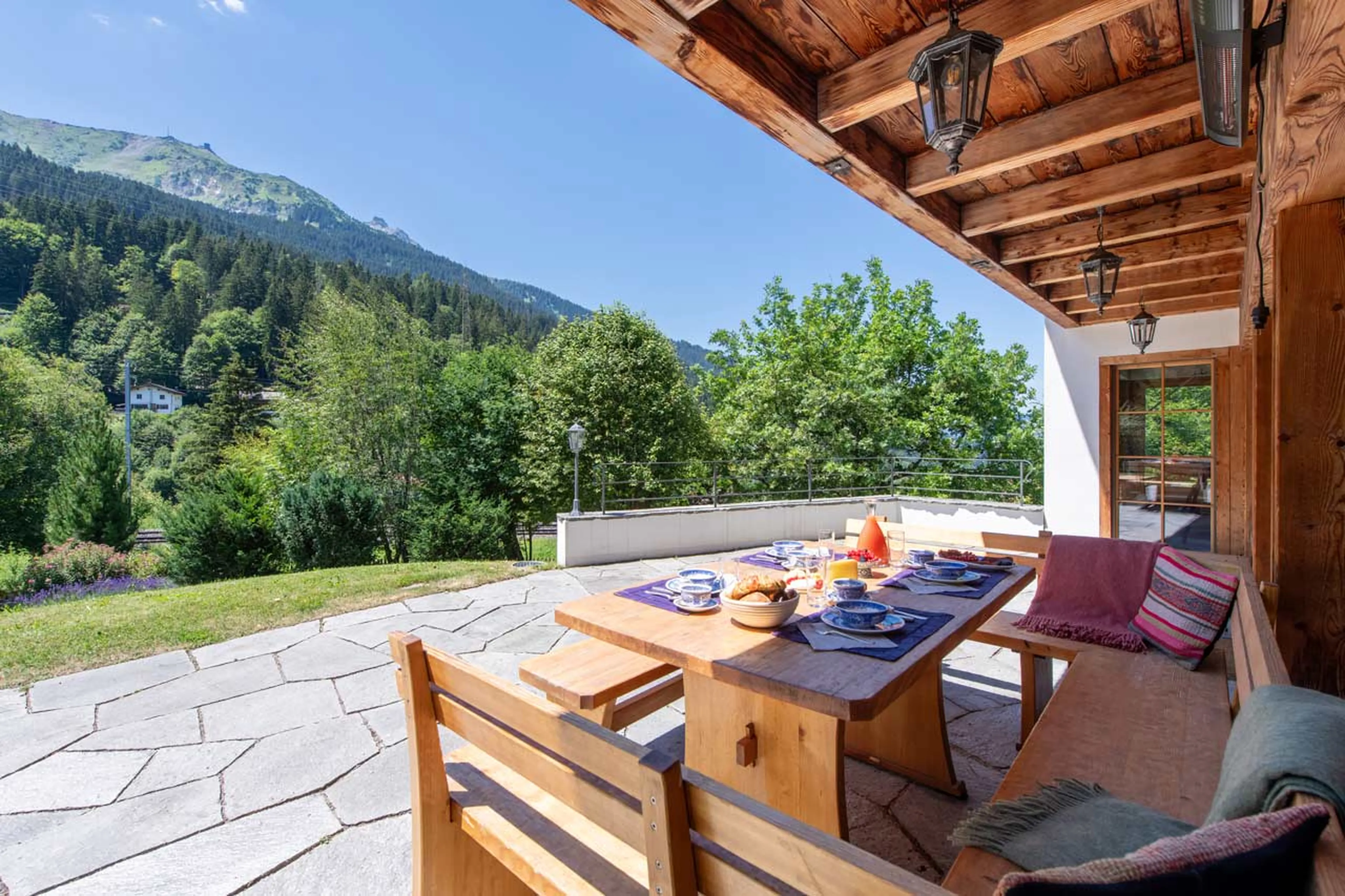 Mountain views at Chalet Verbena in Klosters