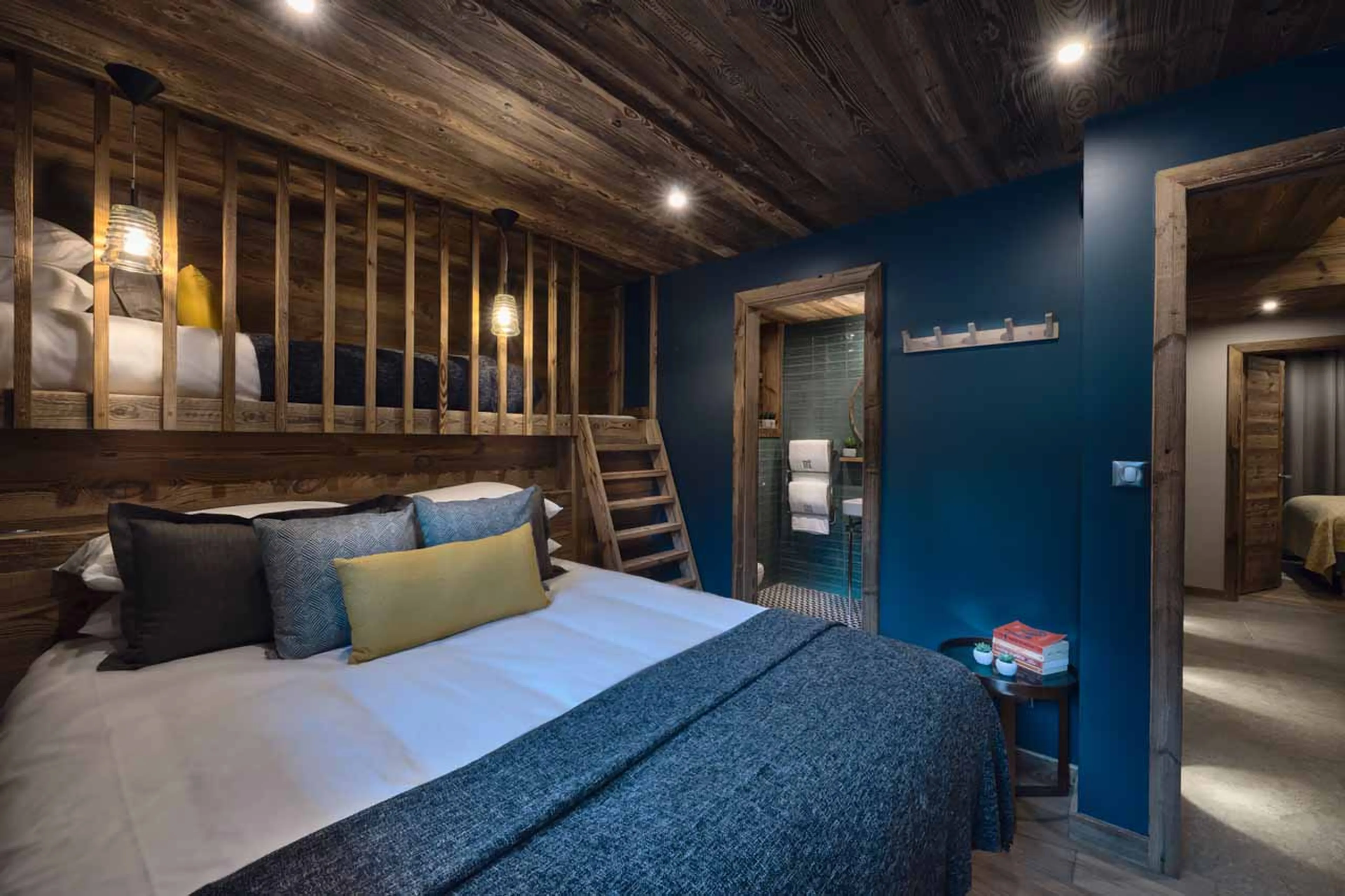 Bedroom two at Chalet Vesper in Morzine