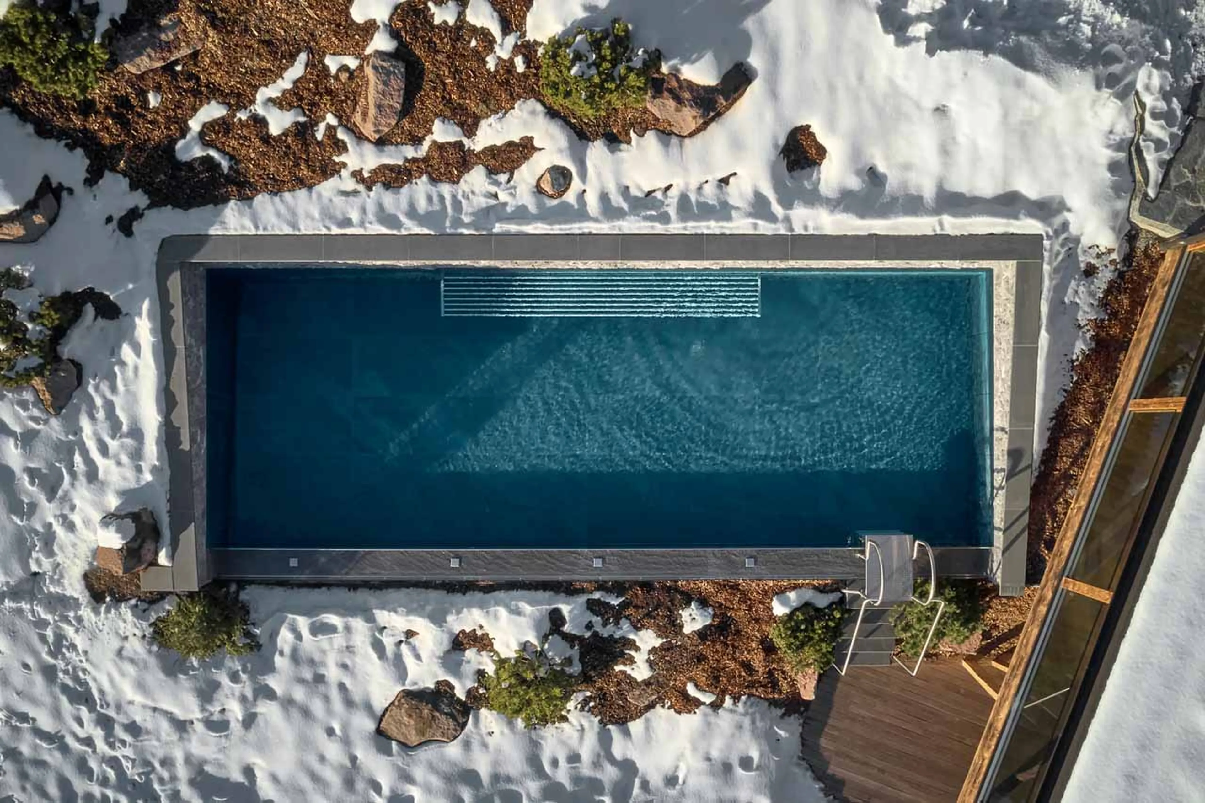 Pool at Chalet Vilaiet in Val Gardena
