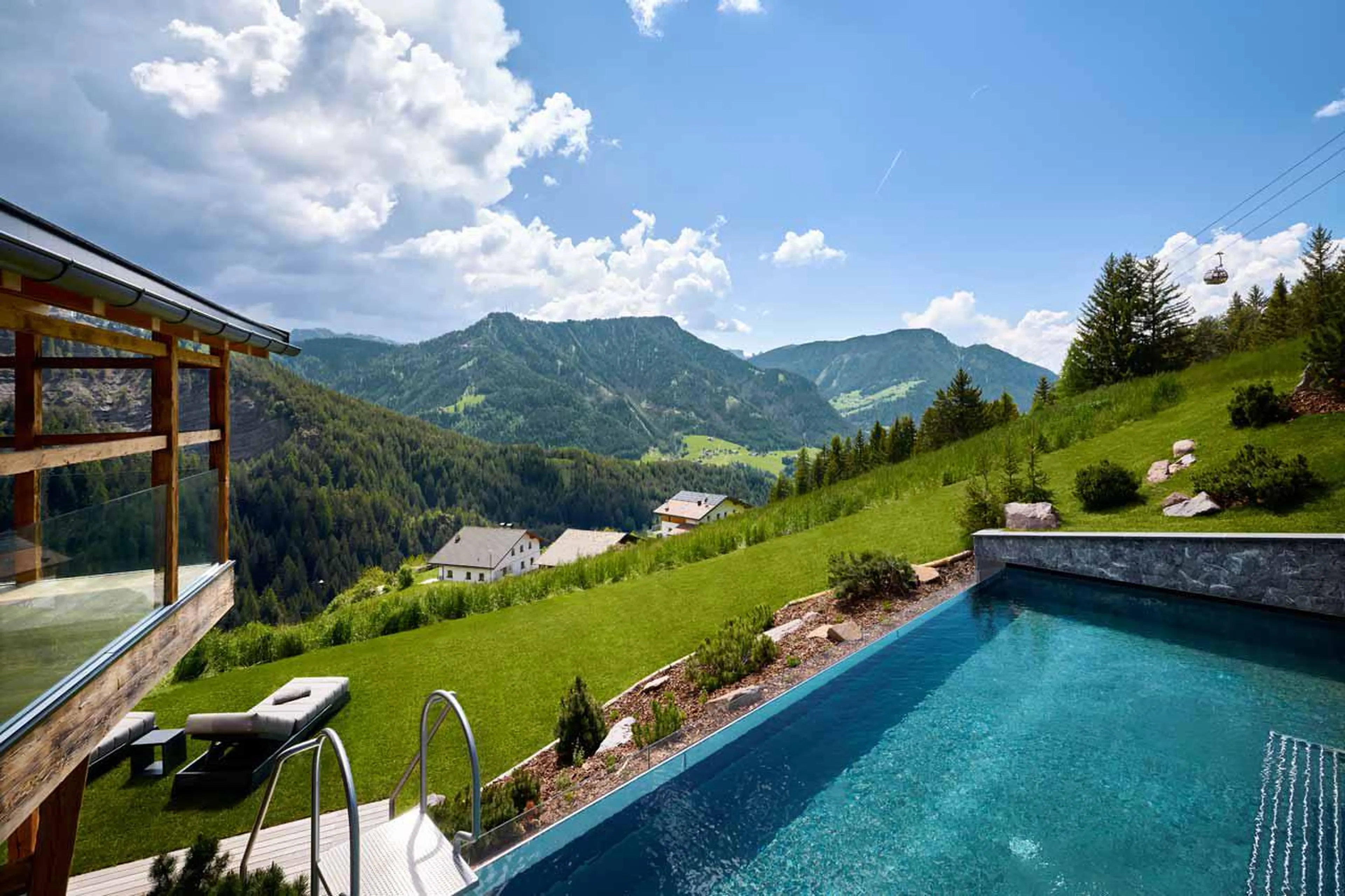 Pool at Chalet Vilaiet in Val Gardena