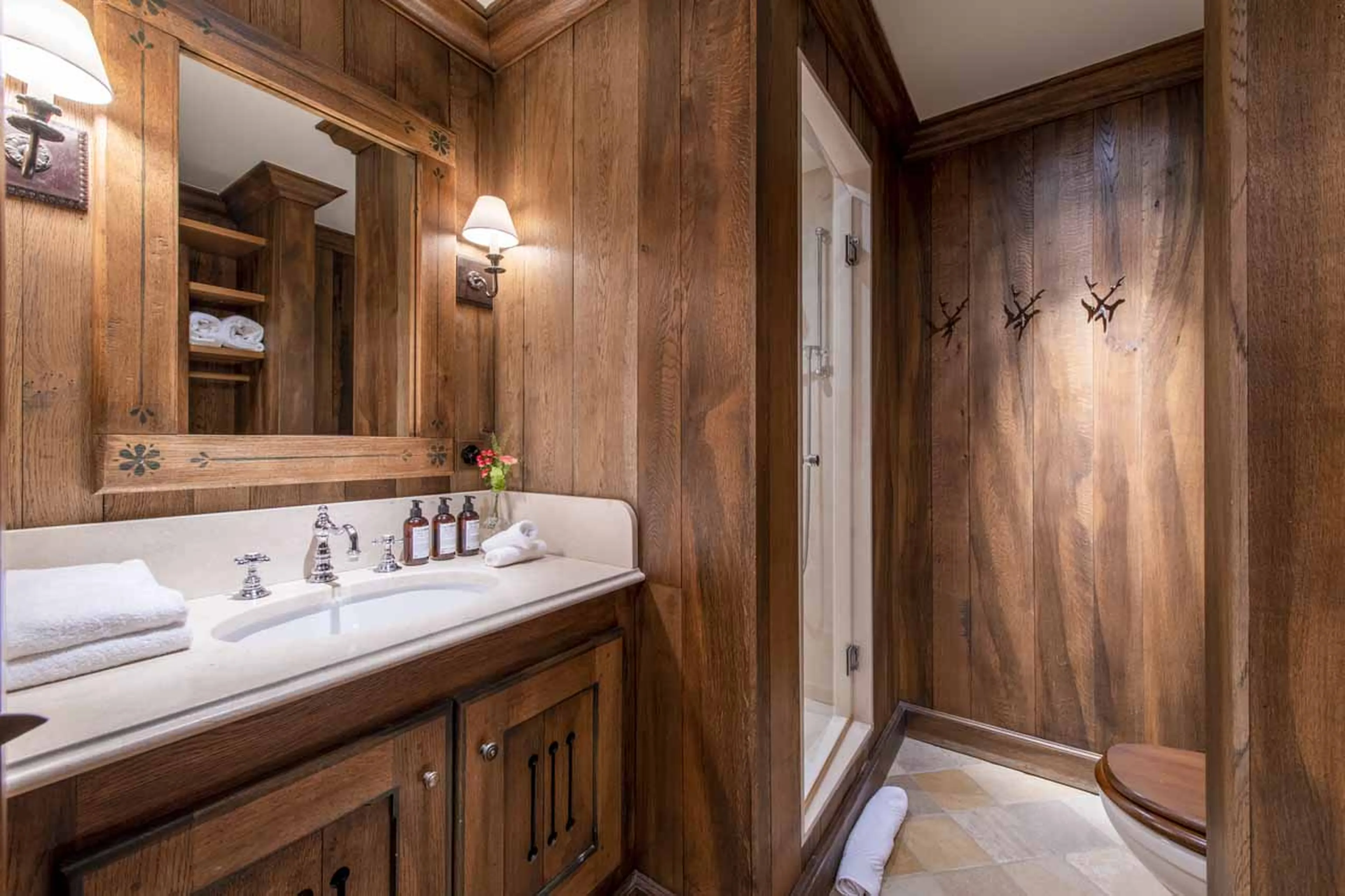 Bathroom three at Chalet Virmadisa in Verbier