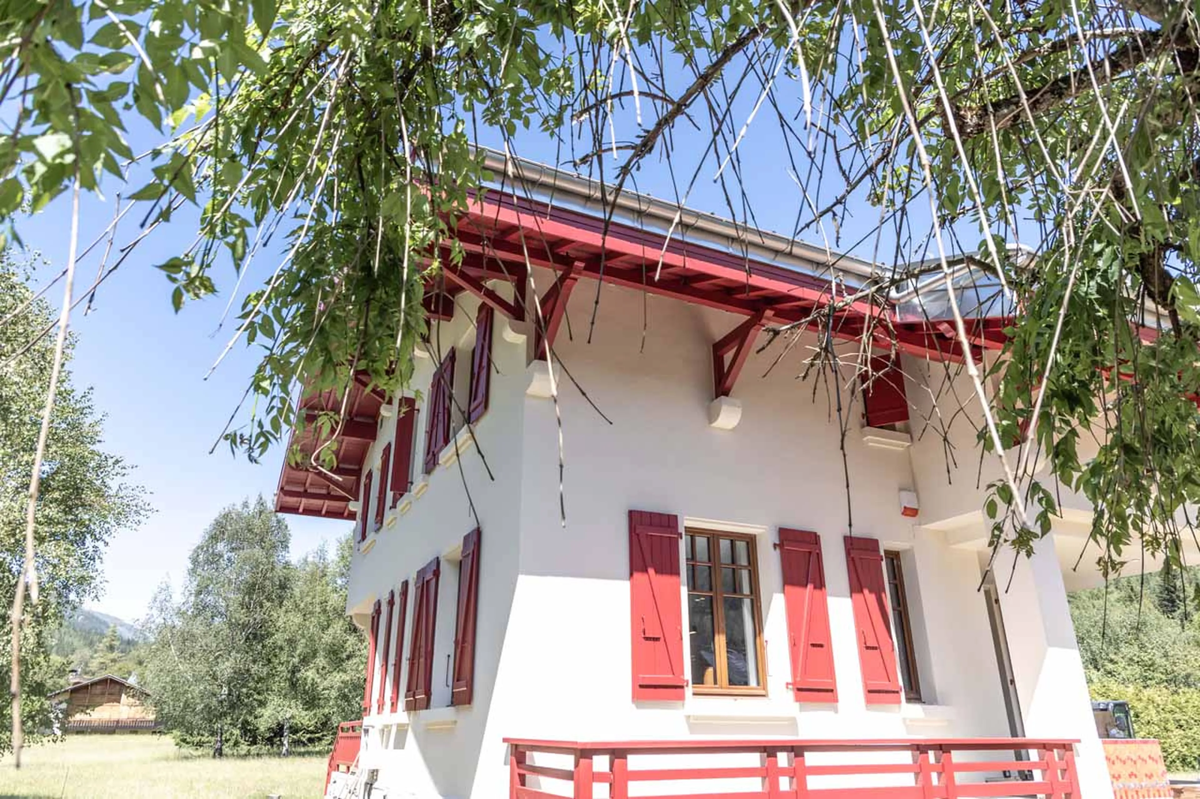 Exterior of Chalet Le Volet Rouge in Chamonix