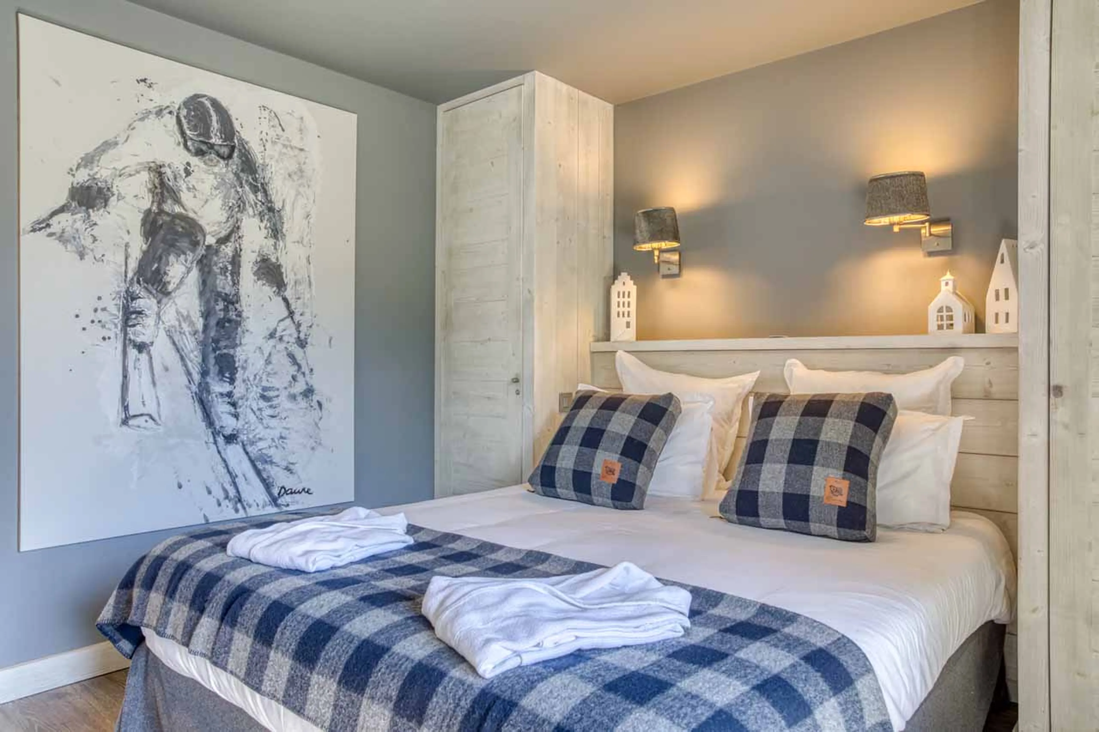 Bedroom 1 at Chalet White in Megeve
