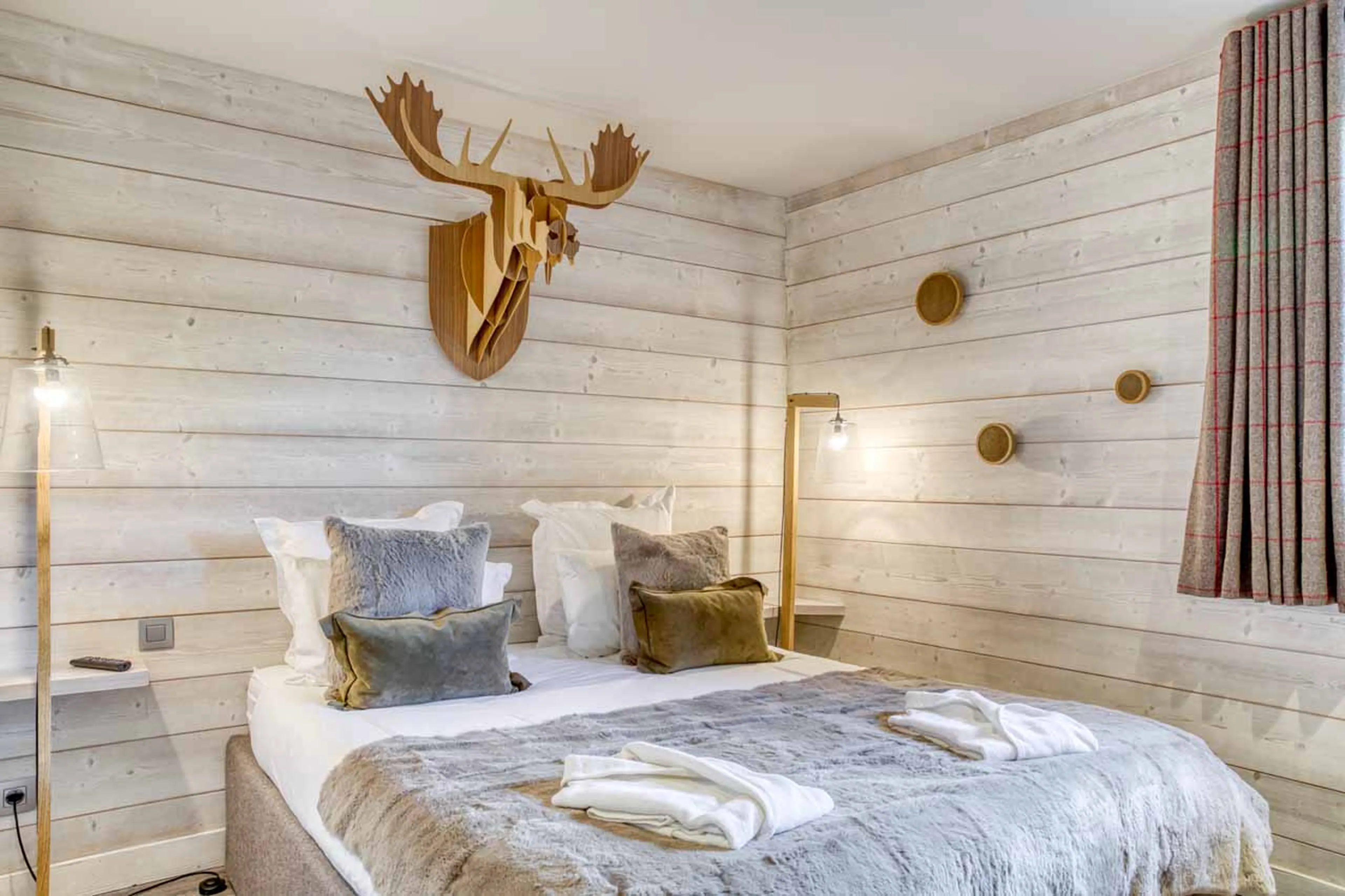 Bedroom 3 at Chalet White in Megeve